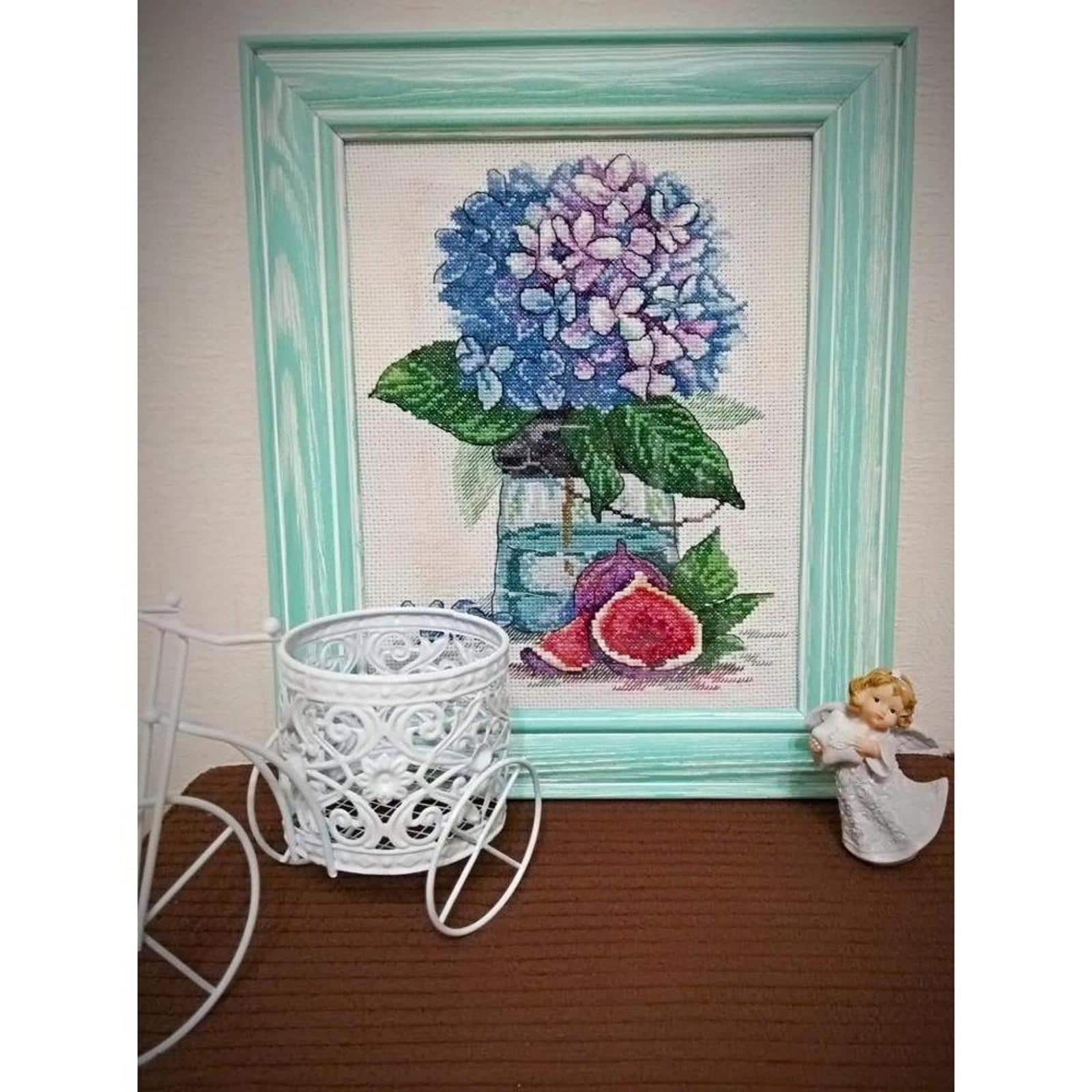 MP Studia Hydrangea Cross Stitch Kit