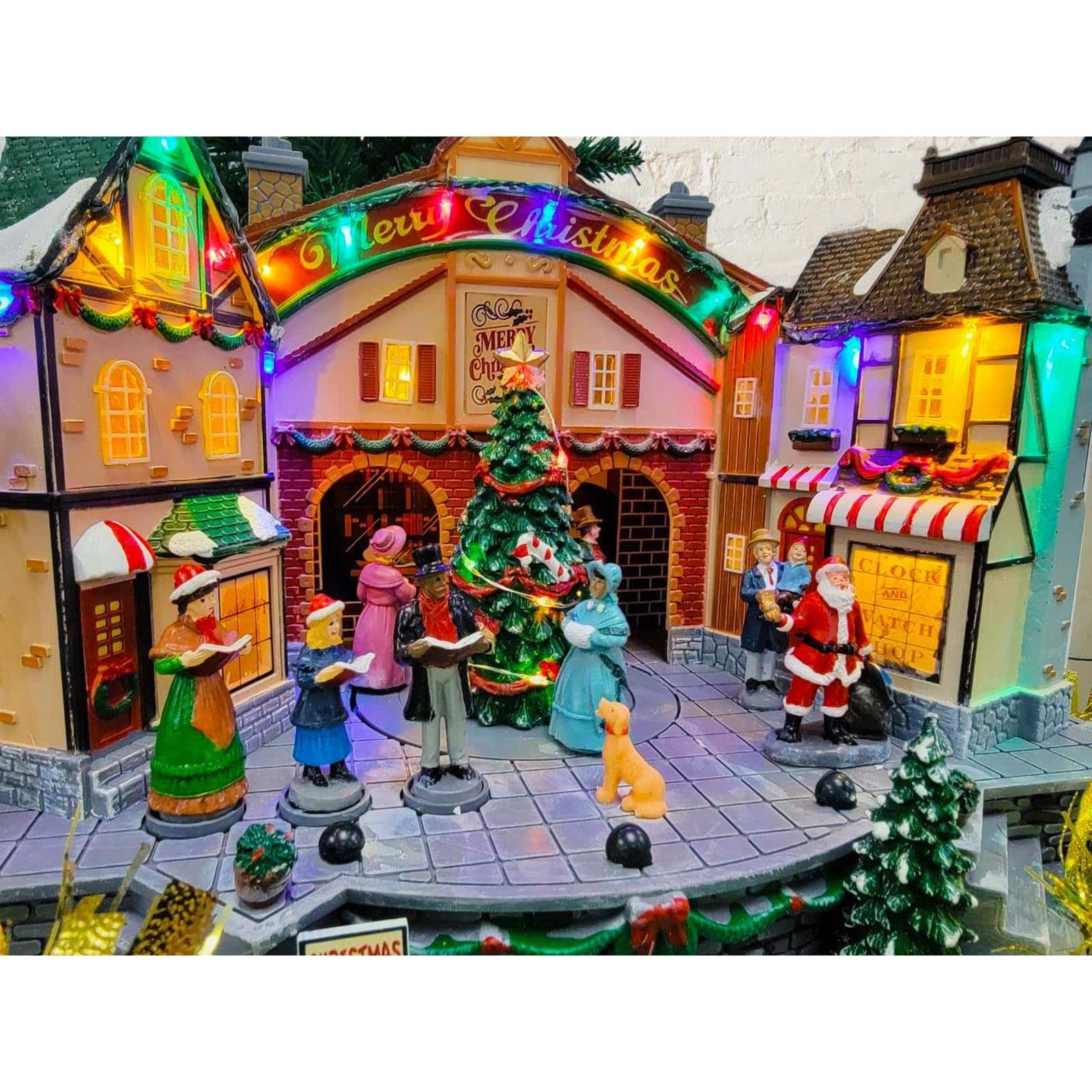 Wizardi 20" Christmas Village Carols with City Centre Tree