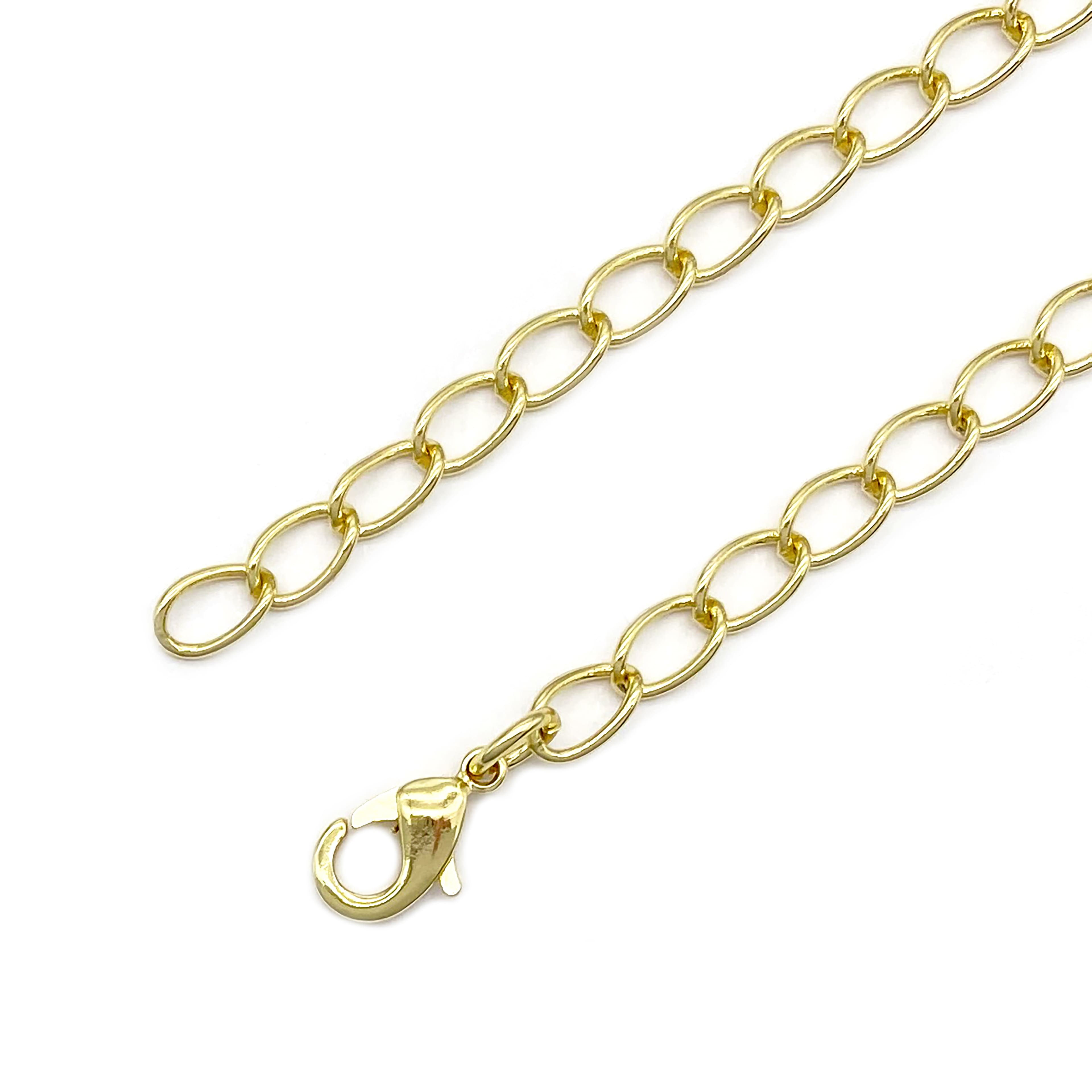 Gourmette plaquée or 18 carats de Bead Landing