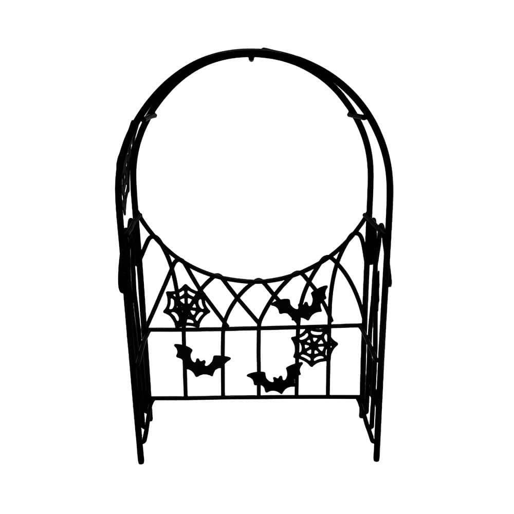 Michaels, 6" Mini Bat & Spiderweb Metal Arch by Ashland® – Category: Halloween Vases & Containers