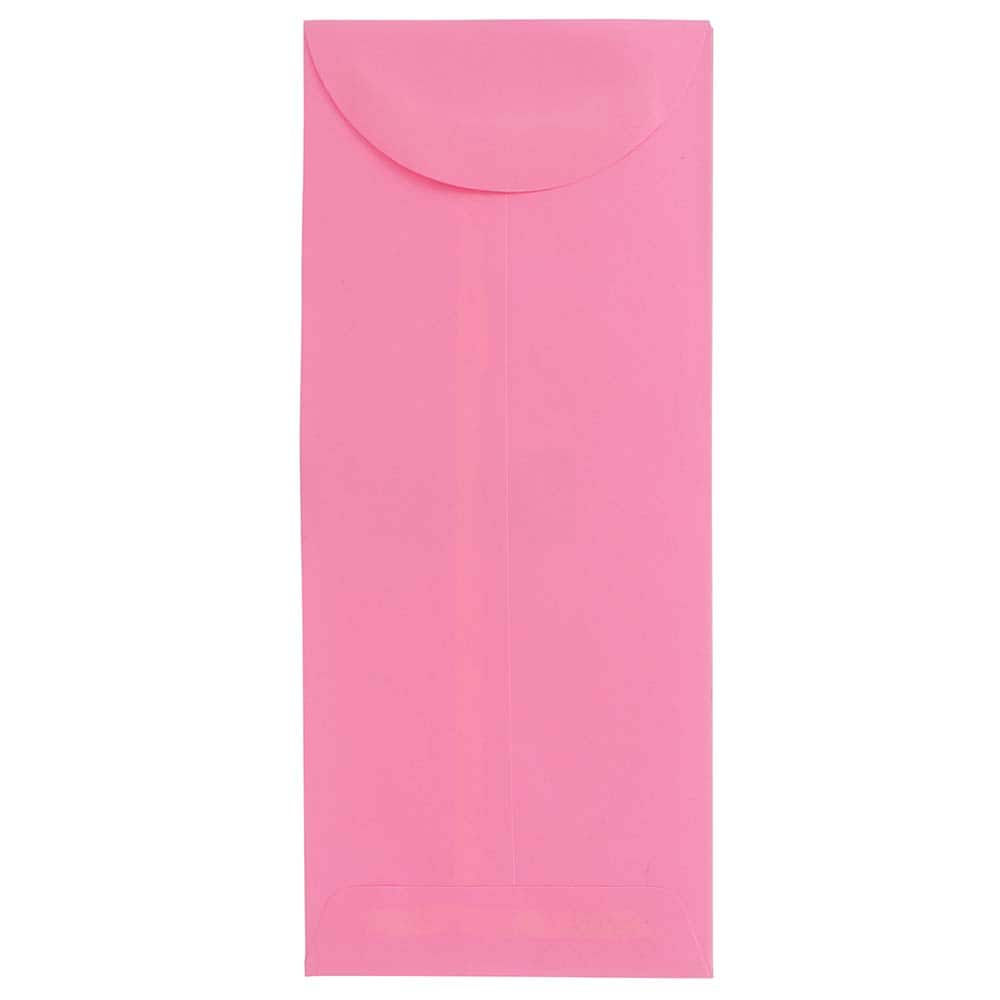 JAM Paper 4.5" x 10.375" Ultra Pink Policy Envelopes, 25ct.