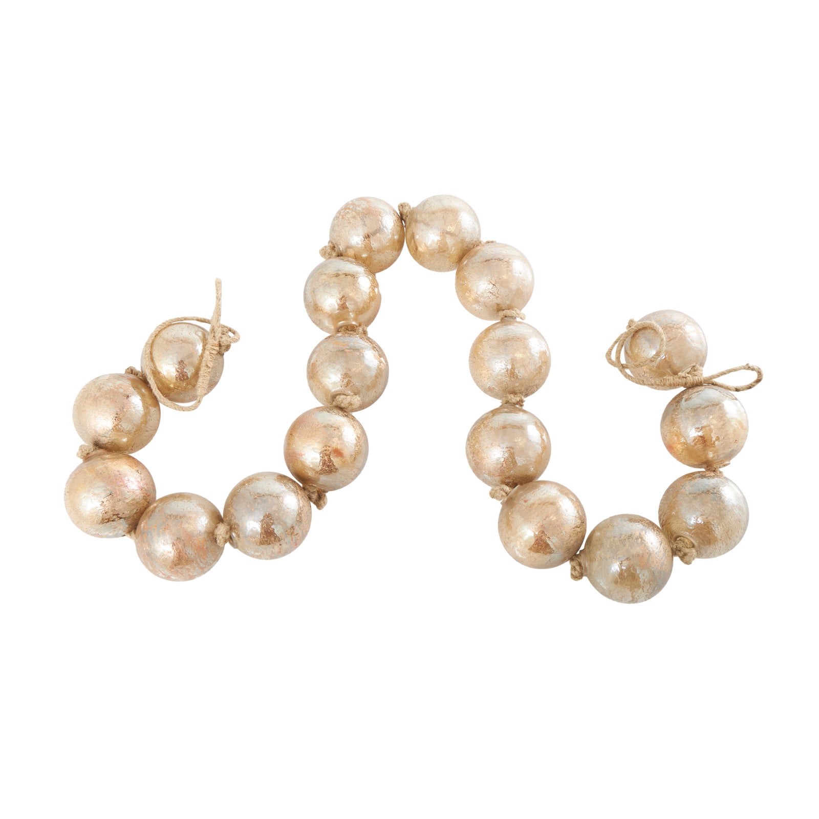 8ft. Extra Long Handmade Glass Beaded Garland with Tassels