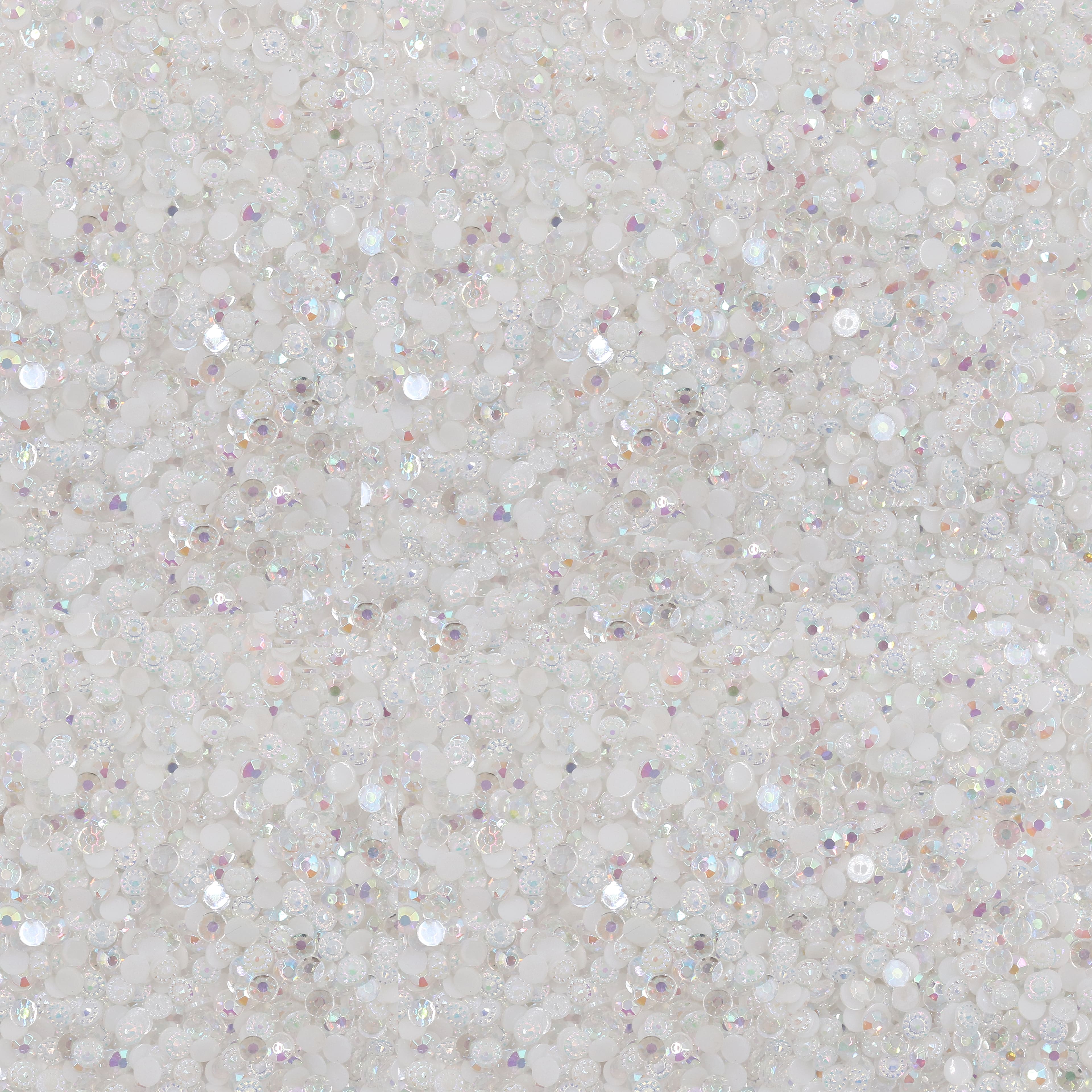 24 Pack: White Crystal Diamond Mini Gems by Creatology™