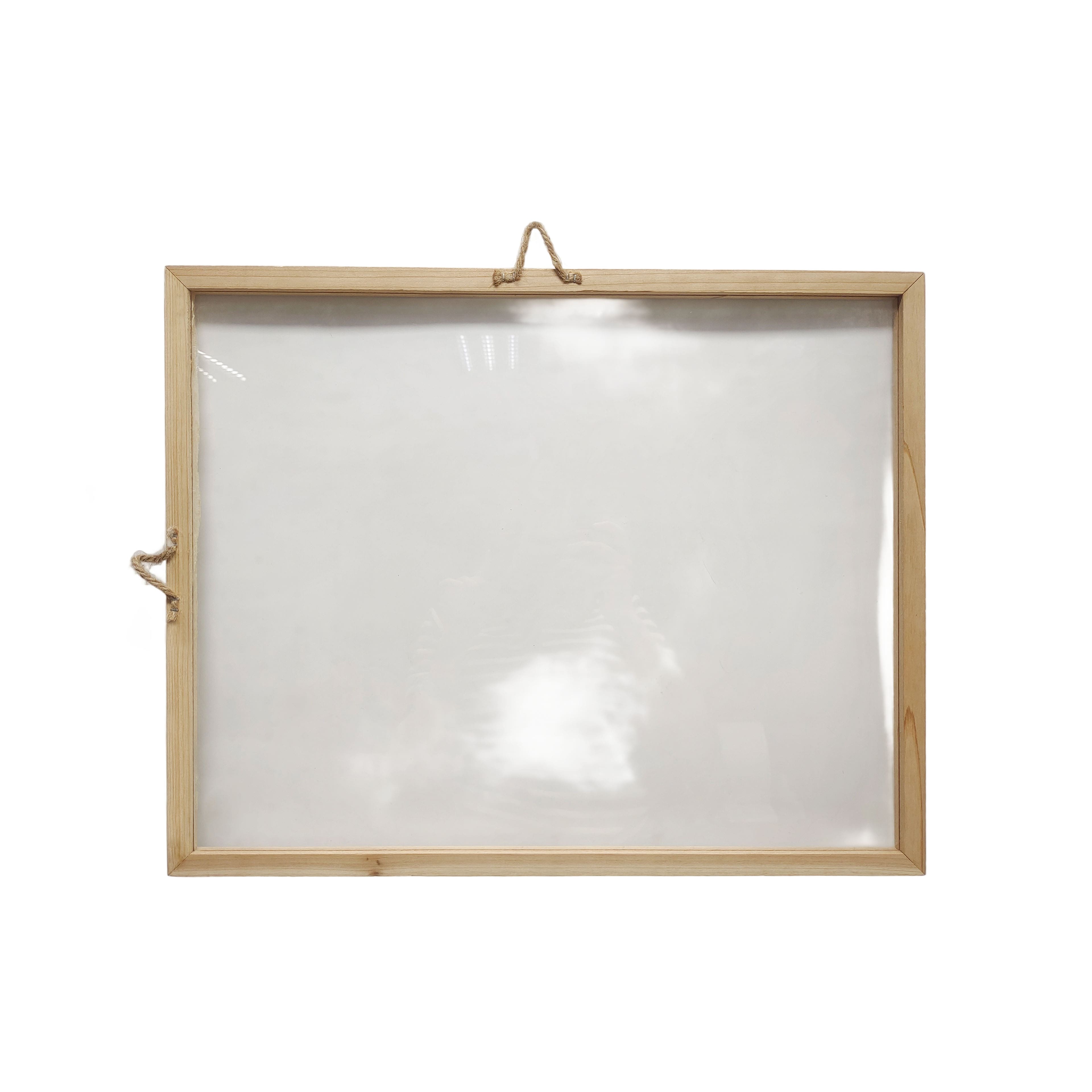 6 Pack: 16" x 20" Unfinished Wood Framed Acrylic Sign by Make Market®