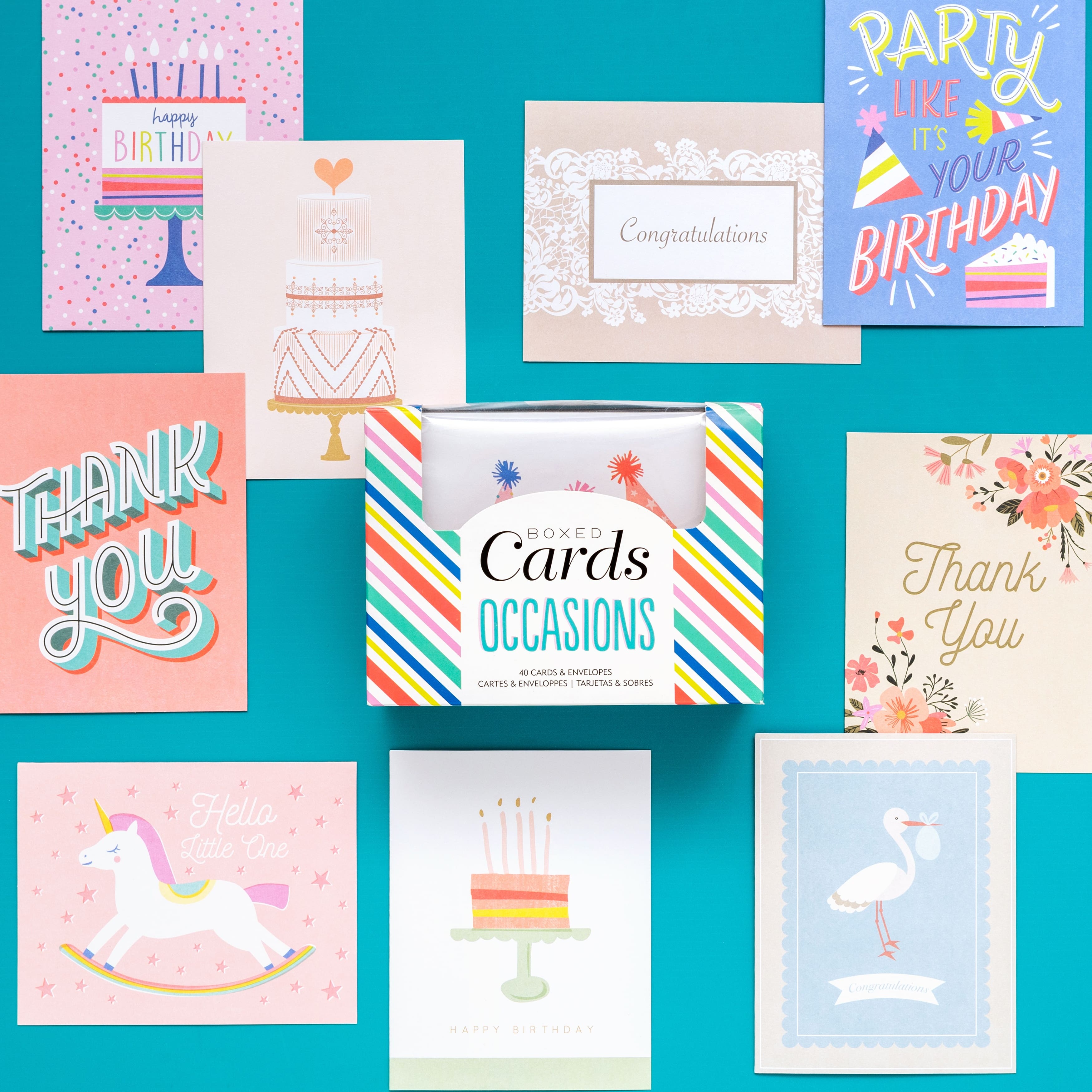 American Crafts™ 40 Blank Cards with Envelopes