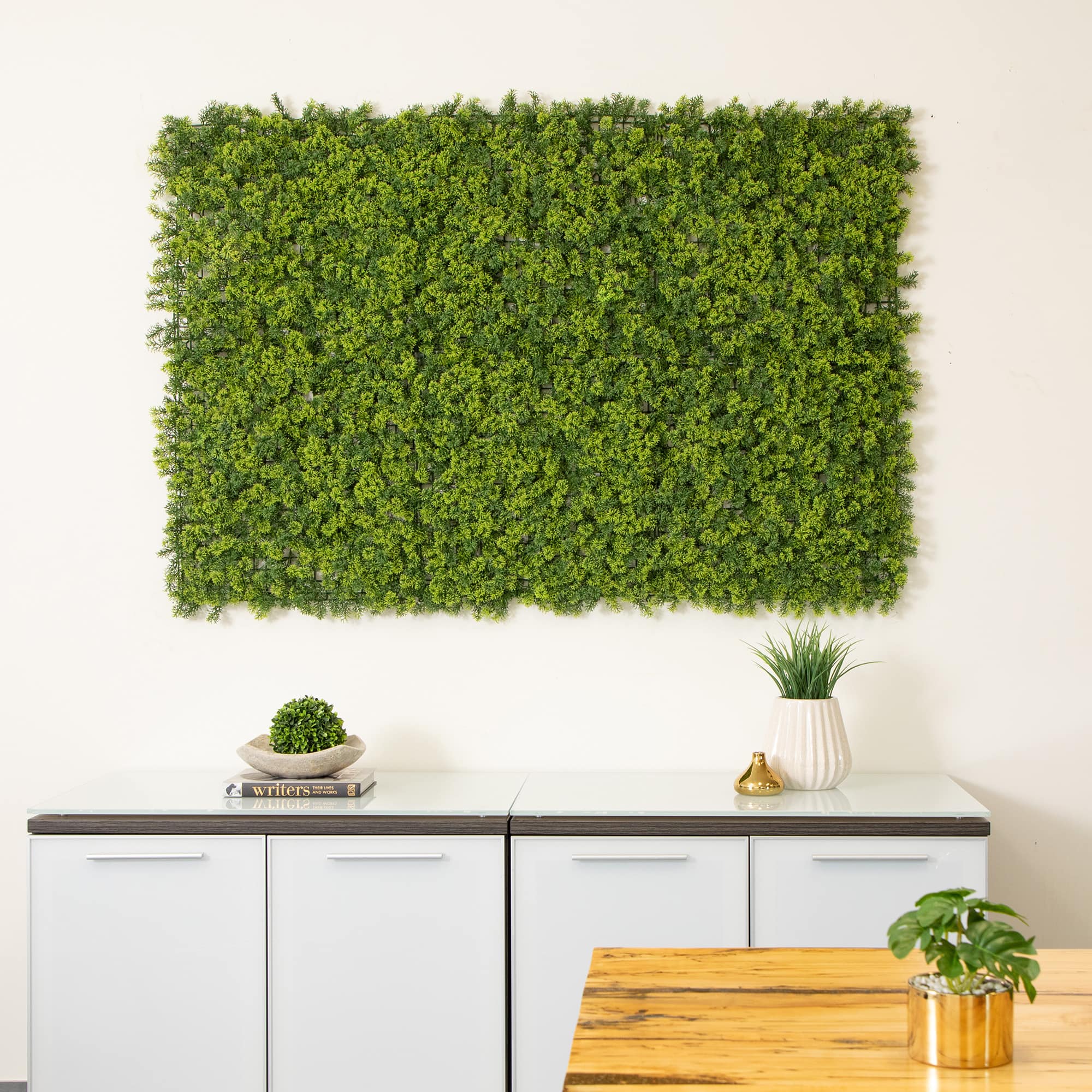 20" Irish Green Meadow Artificial Living Wall Panels, 6ct.