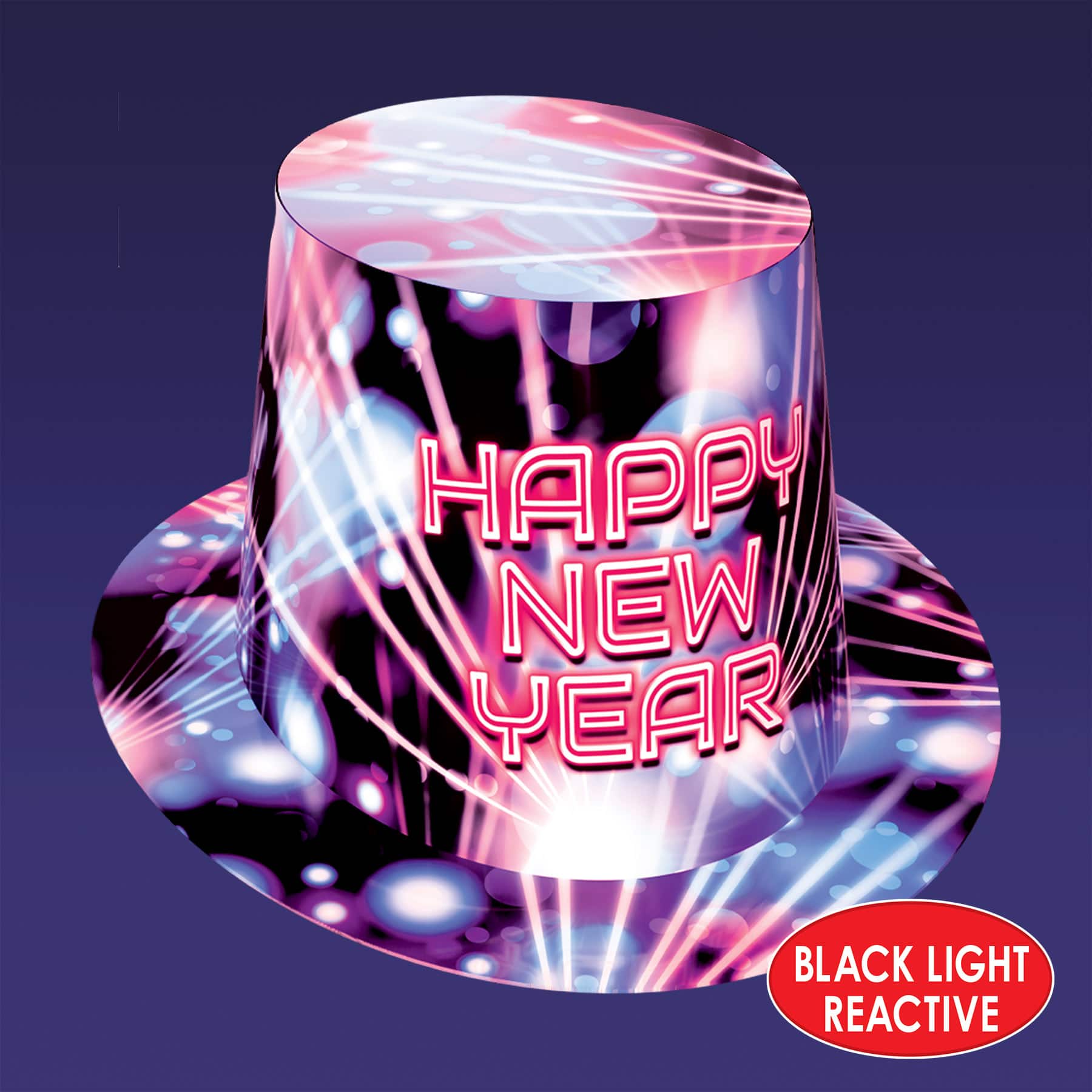 Beistle New Year's Rave Hi Hat, 25ct.