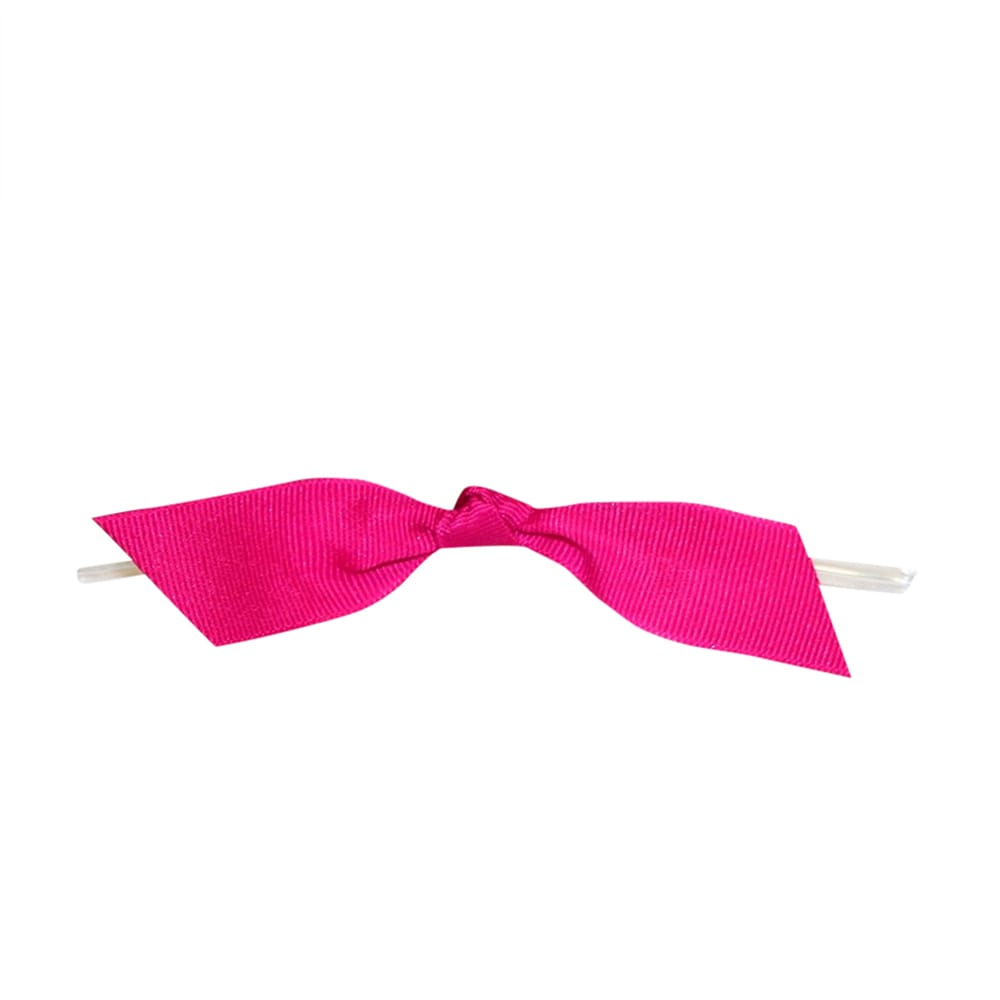 JAM Paper 7/8" Grosgrain Twist Tie Flair Bows