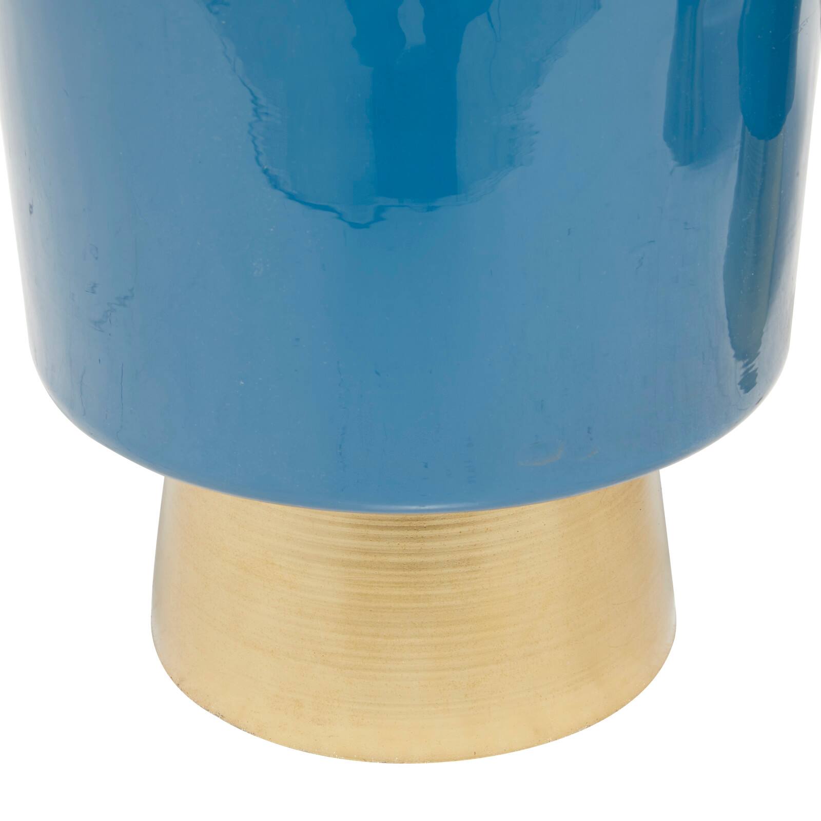 Blue Modern Planter, Set of 3" 10", 11", 9"