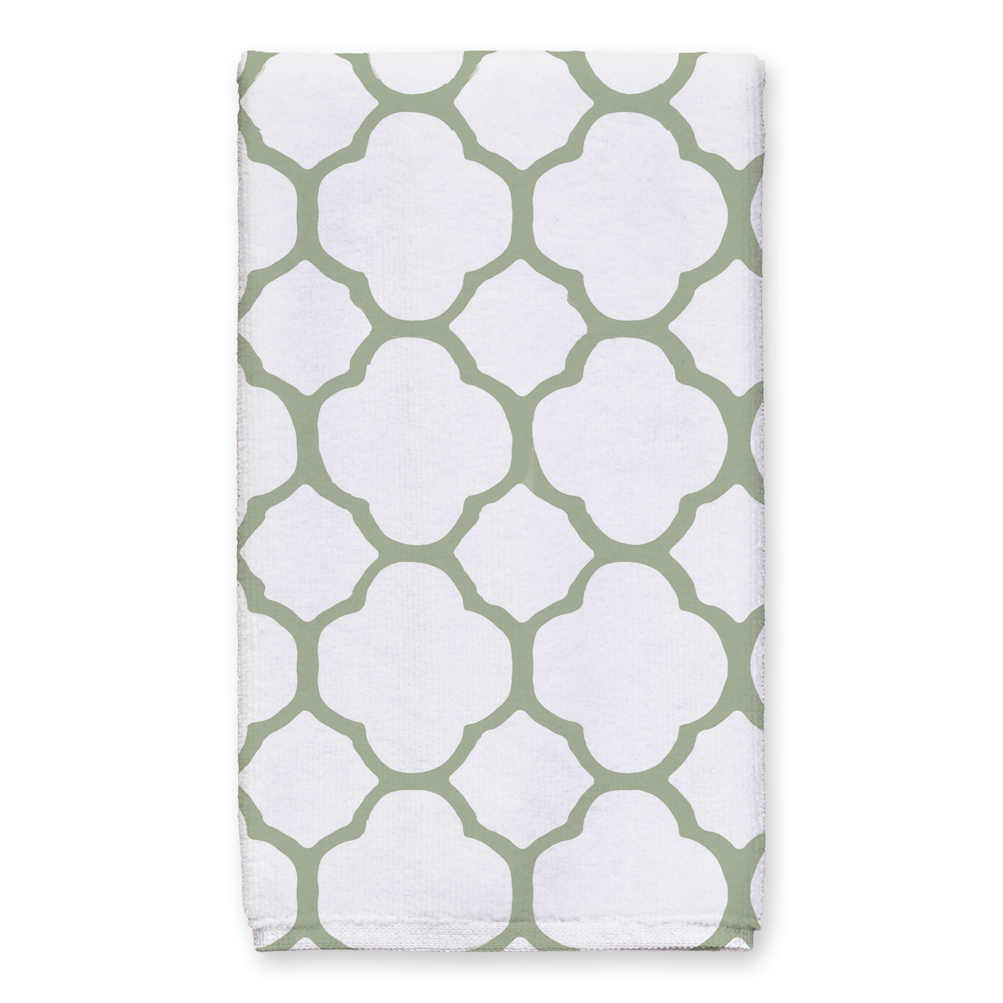 Tea Pot Lattice Tea Towel - Set of 2