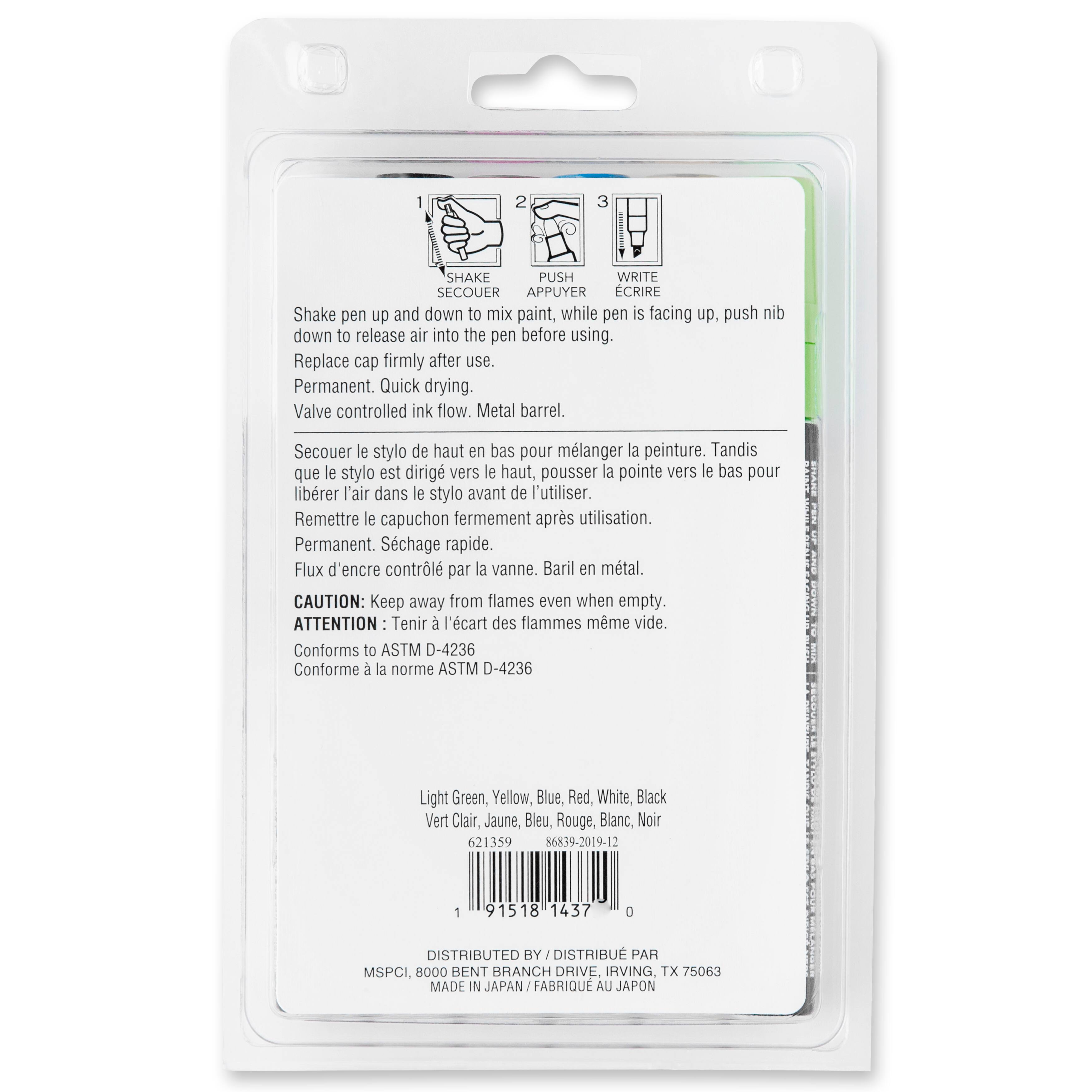 Premium Chisel Tip Oil-Based Paint Pens by Craft Smart®