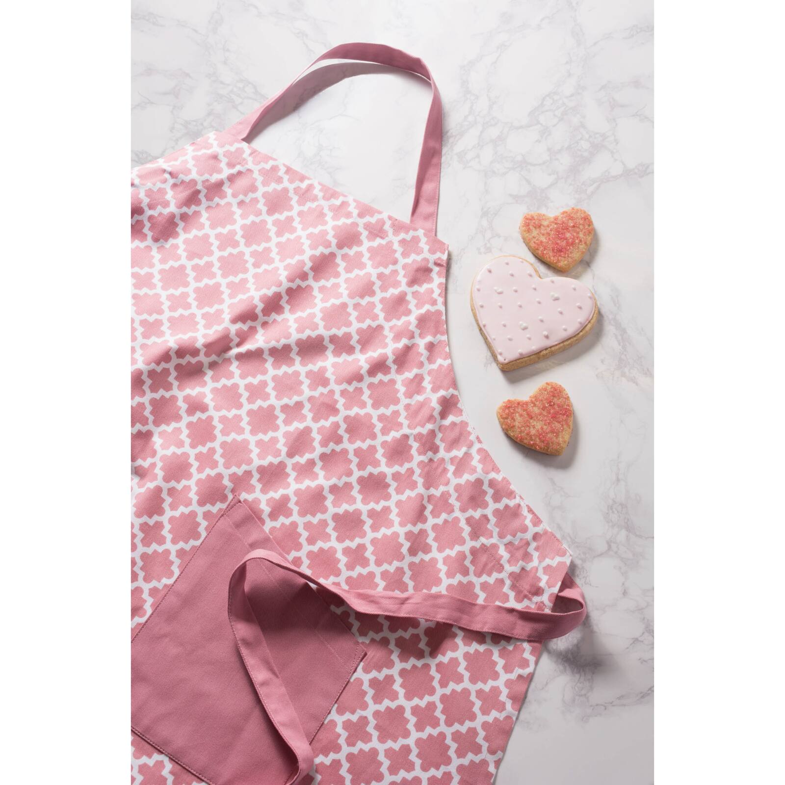 DII® Lattice Print 2-Pocket Apron