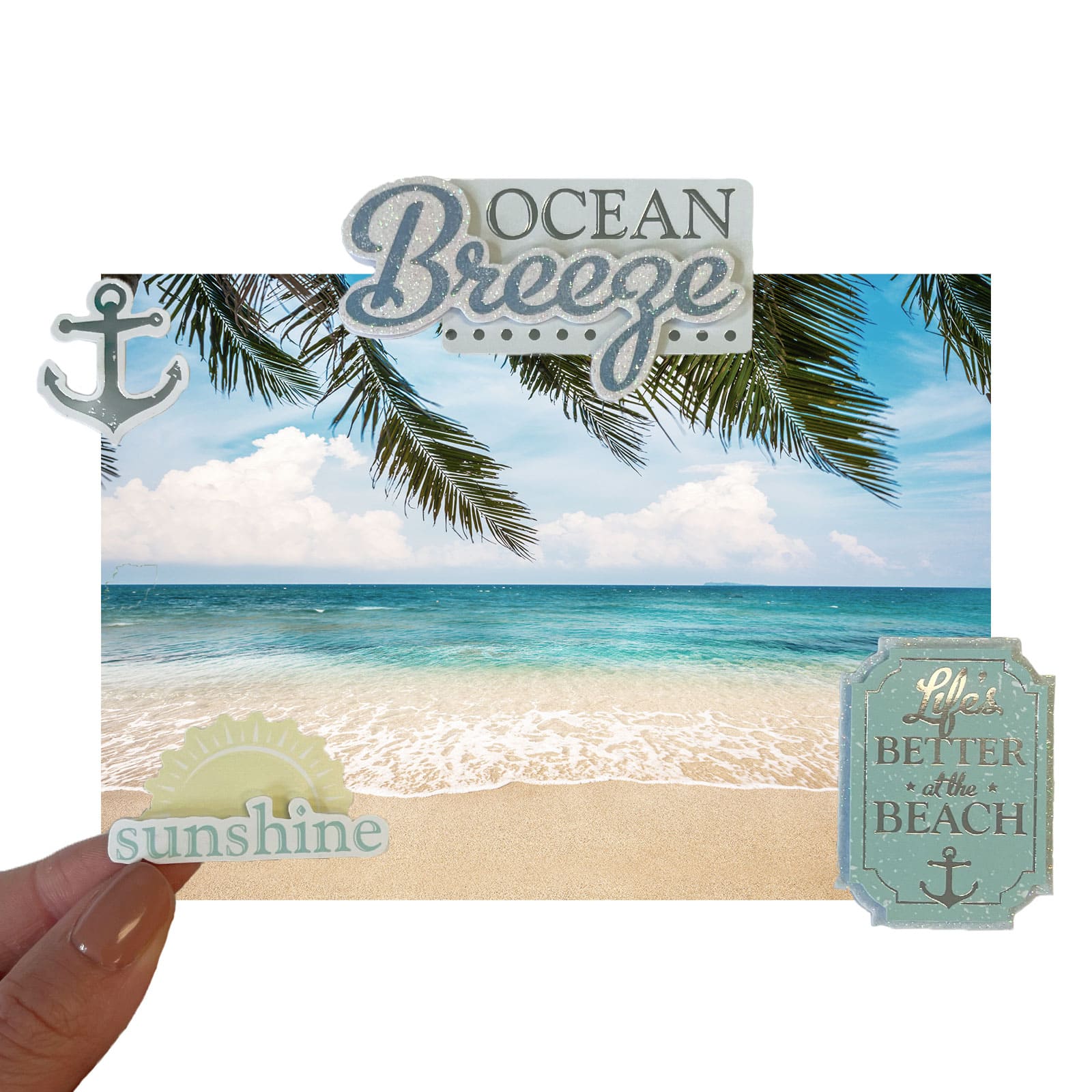 12 Pack: Ocean Breeze Stickers by Recollections™