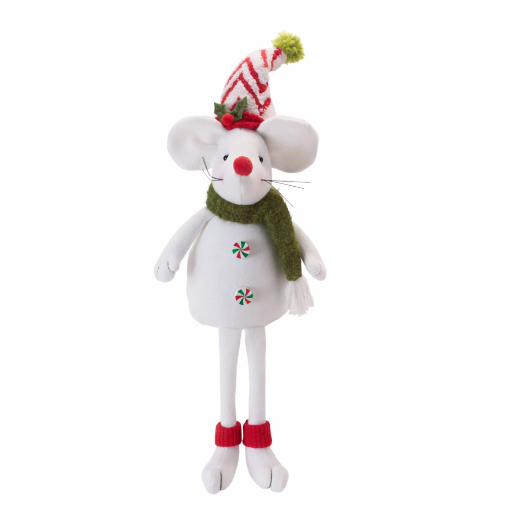 Melrose 19.5" Holiday Plush Mouse Figurines Set