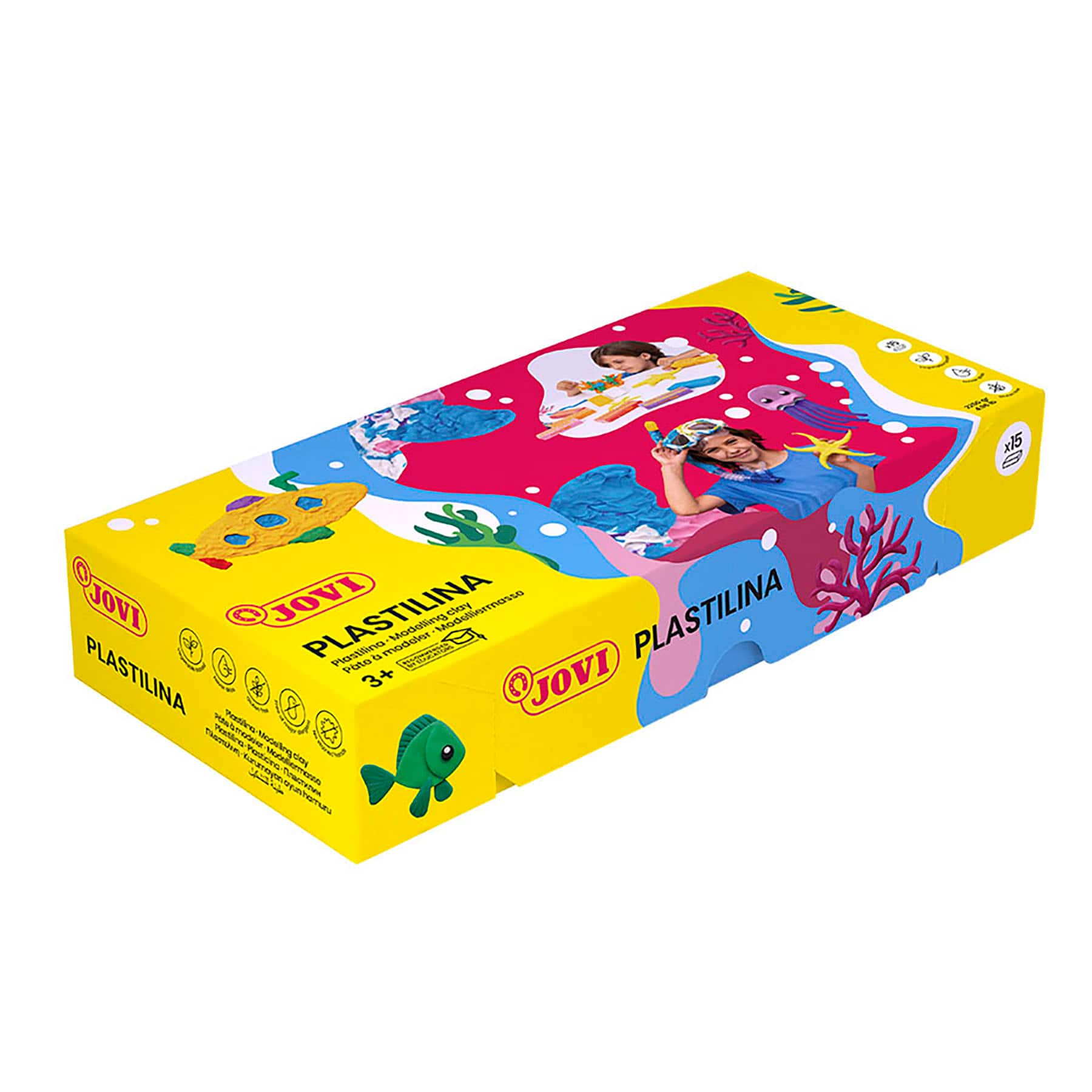 JOVI Plastilina 150g Basic Colors Modeling Clay Set