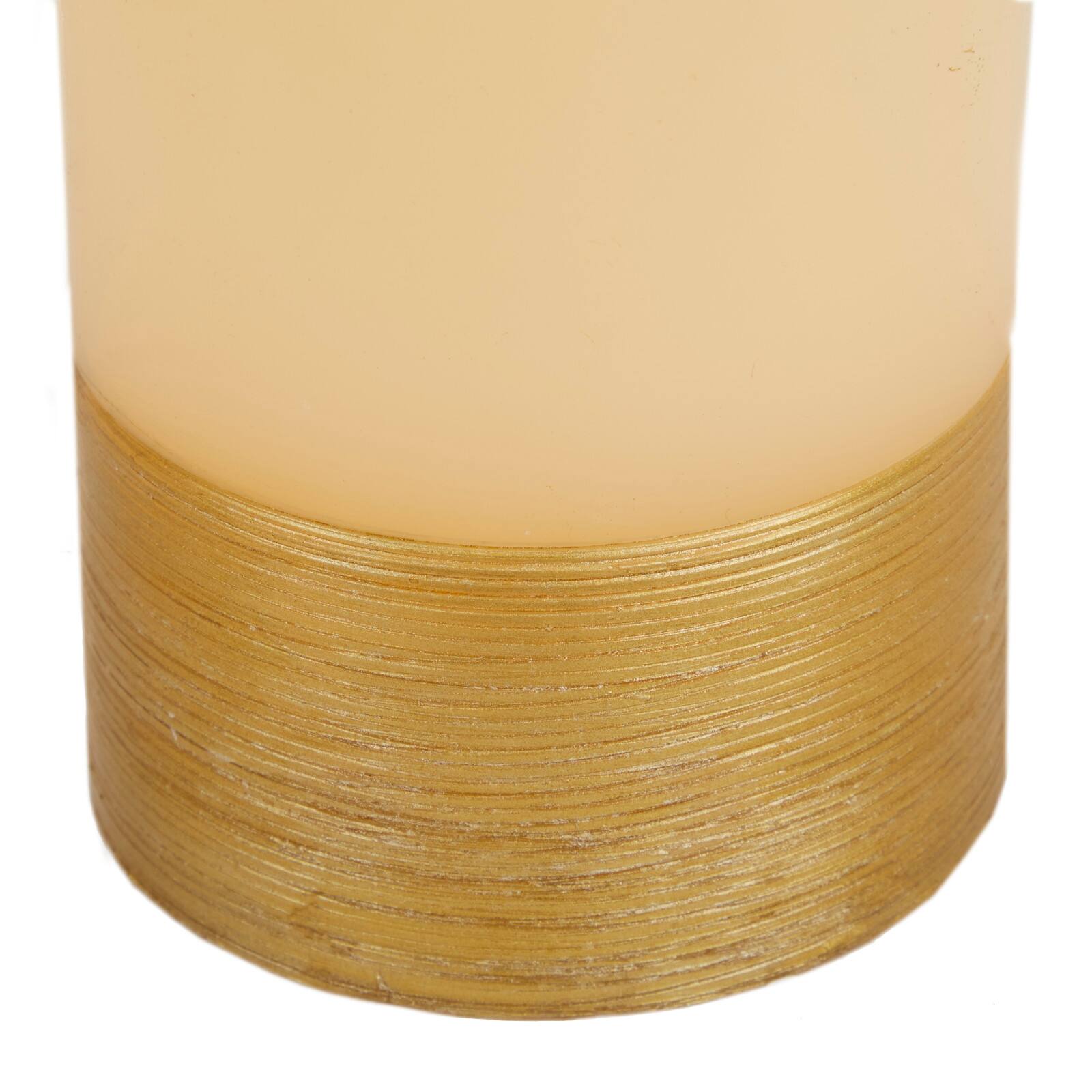 White Traditional Flameless Candle Set