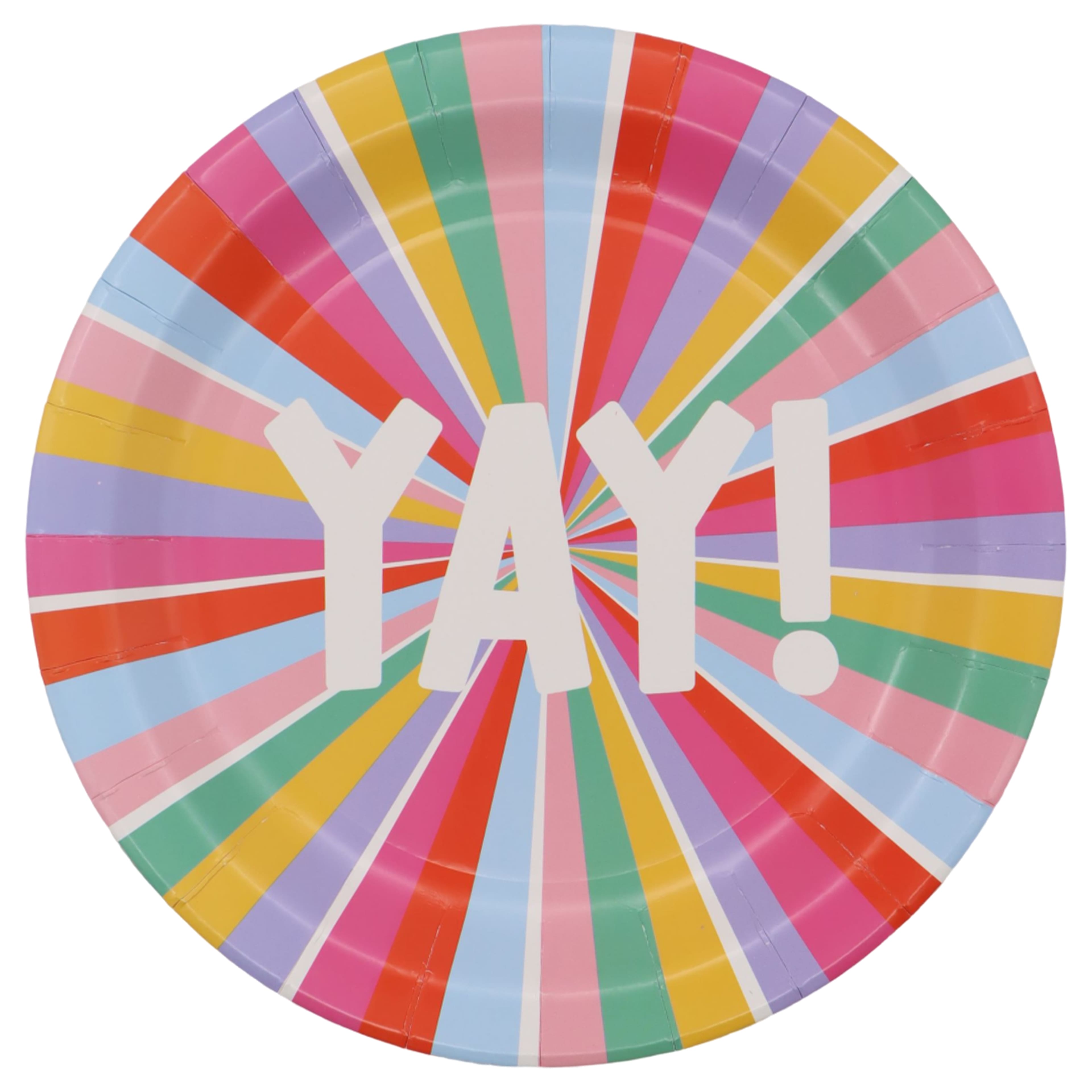 9" Multicolour Yay! Paper Plates, 10ct. by Celebrate It™