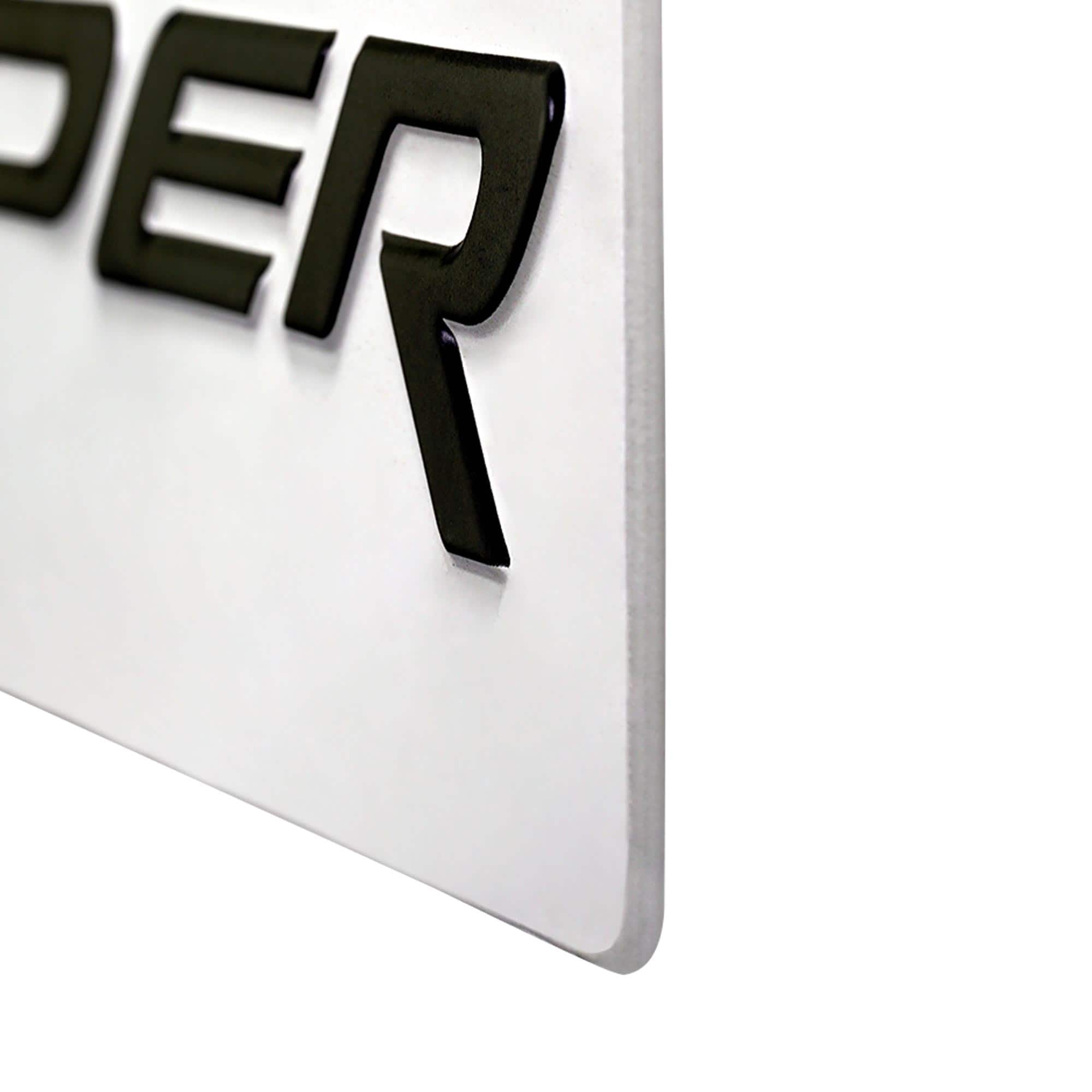 Dodge Viper Embossed Shaped Metal Wall Sign