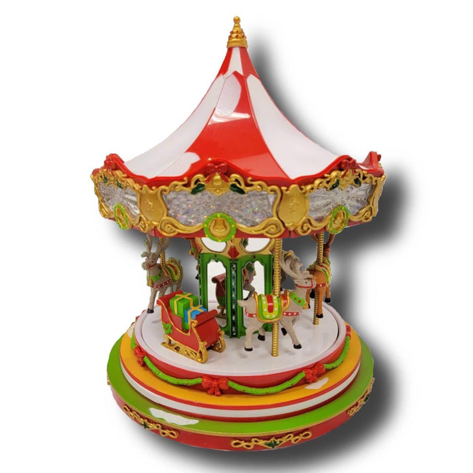 Wizardi Christmas Carousel Tabletop Decoration