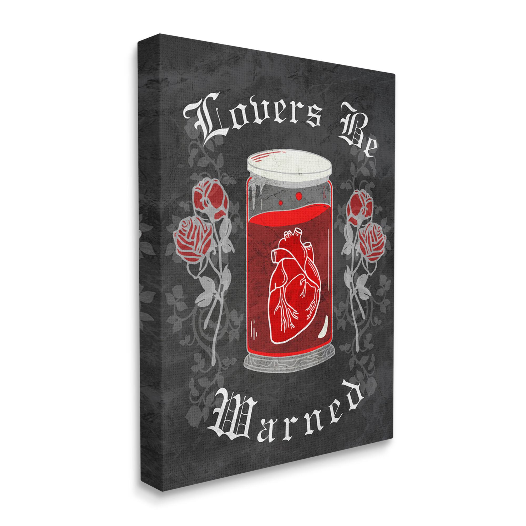 Stupell Industries Spooky Heart In Jar Canvas Wall Art