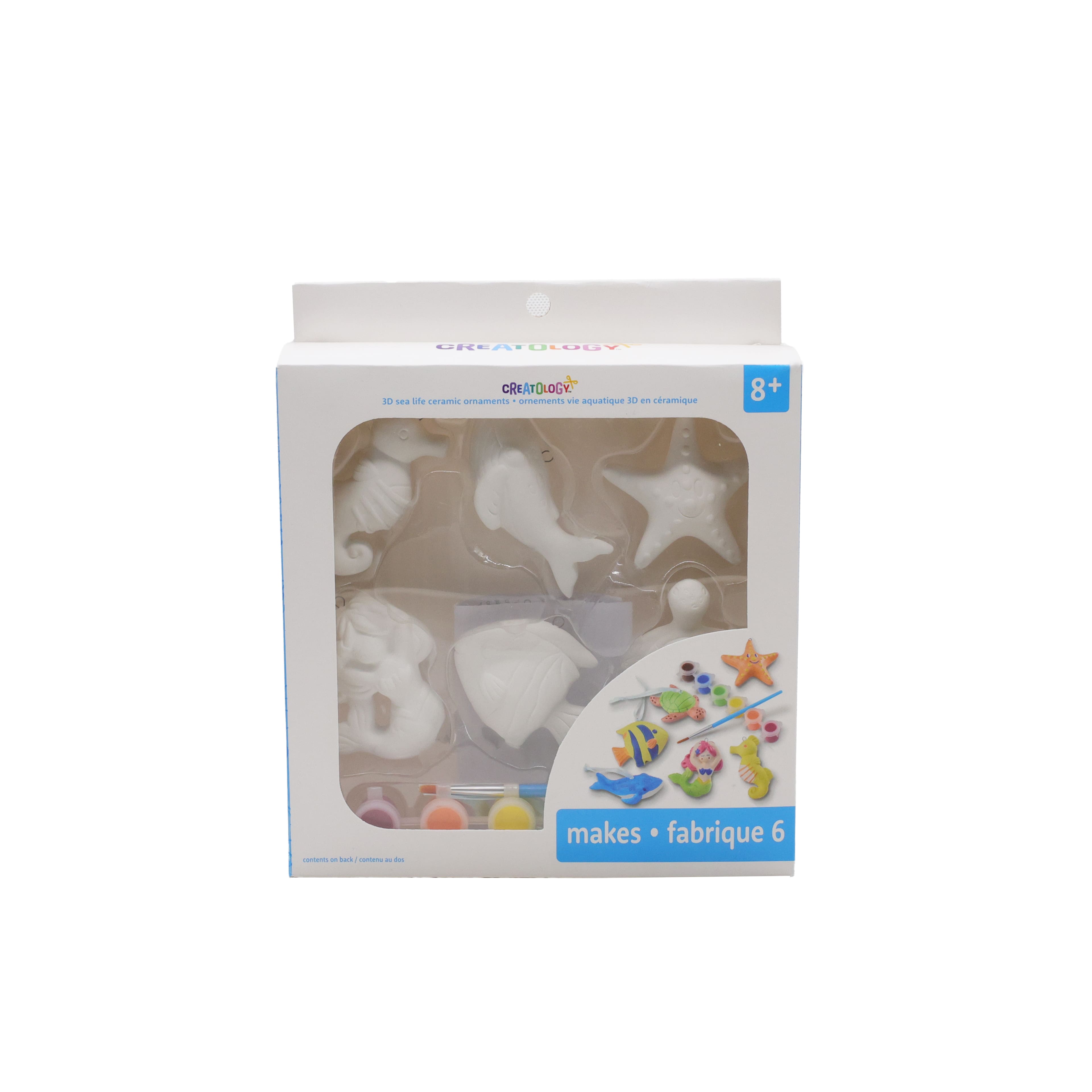 Sea Life 3D Ceramic Ornament Painting Kit by Creatology™