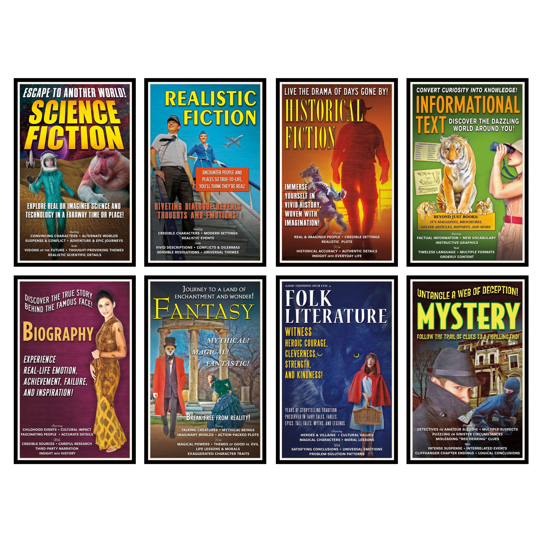North Star Teacher Resource Literary Genres Bulletin Board Set