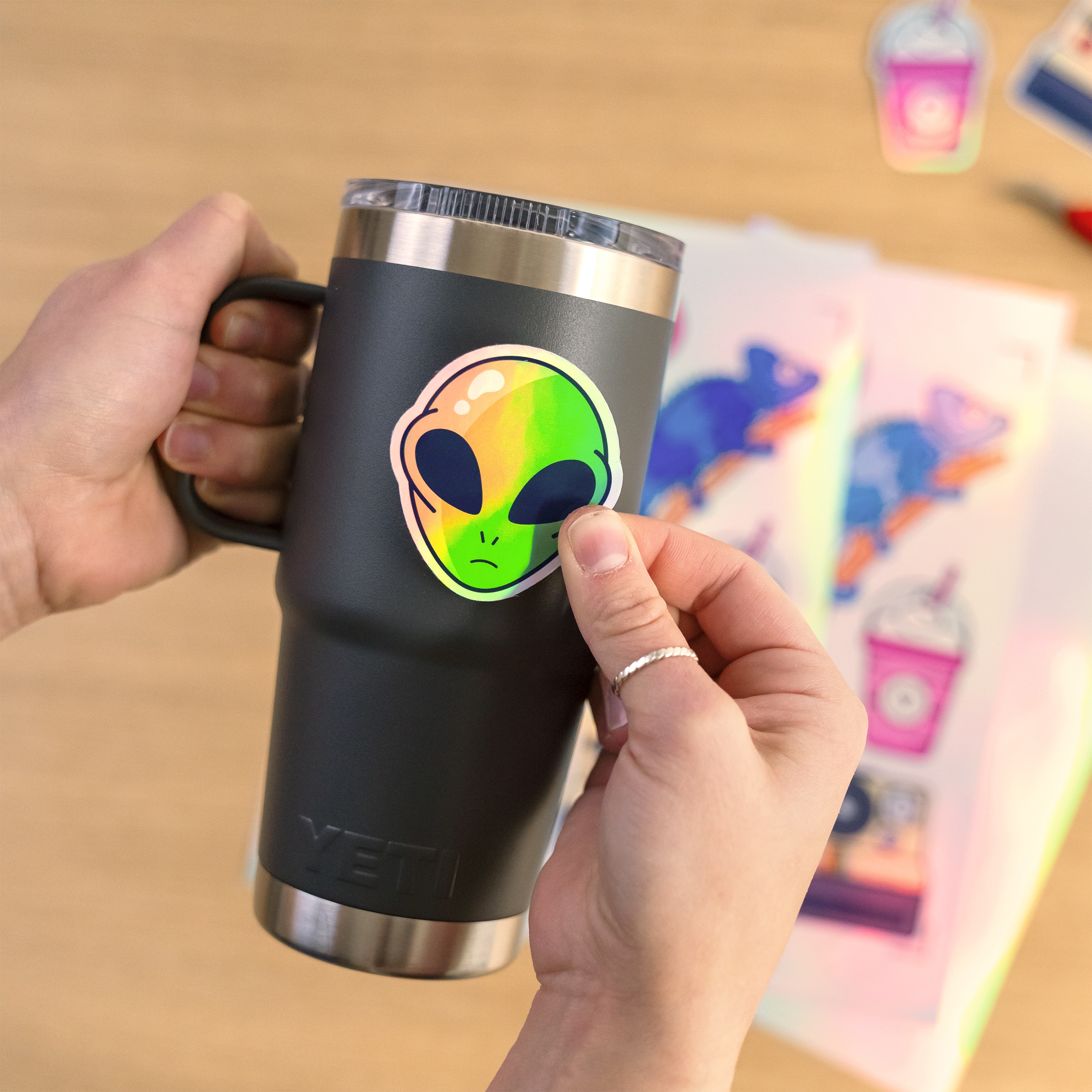 Siser® Easy® Stickers 8.5" x 11" Holographic Inkjet Printable Vinyl Sheets, 10ct.
