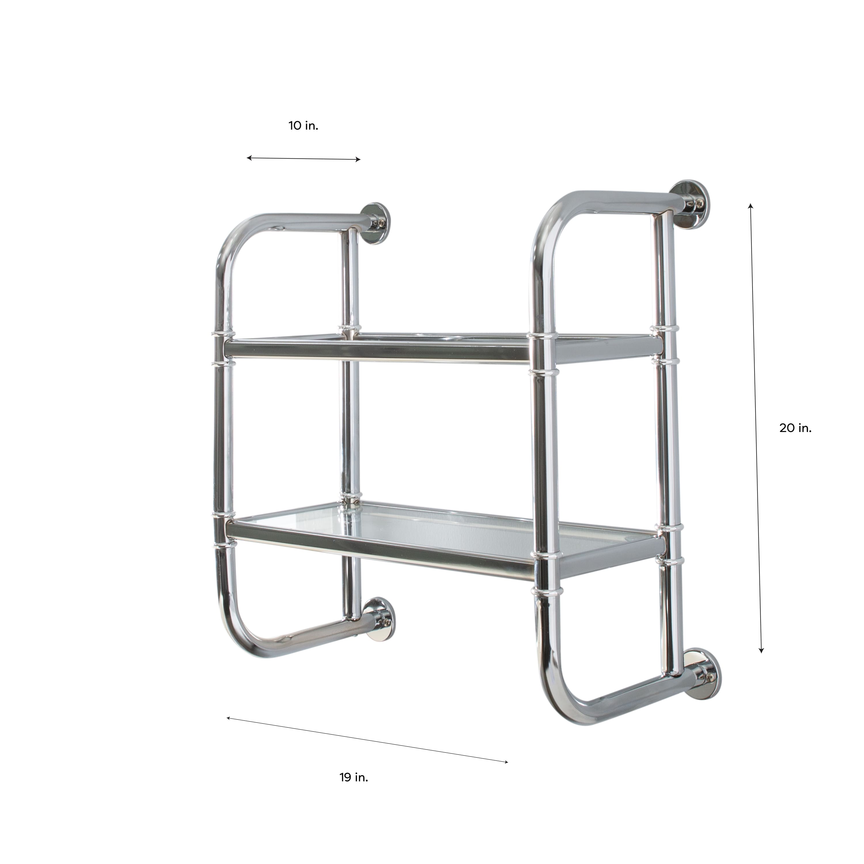 Organize It All 2-Tier Hanging Bath Shelf 
