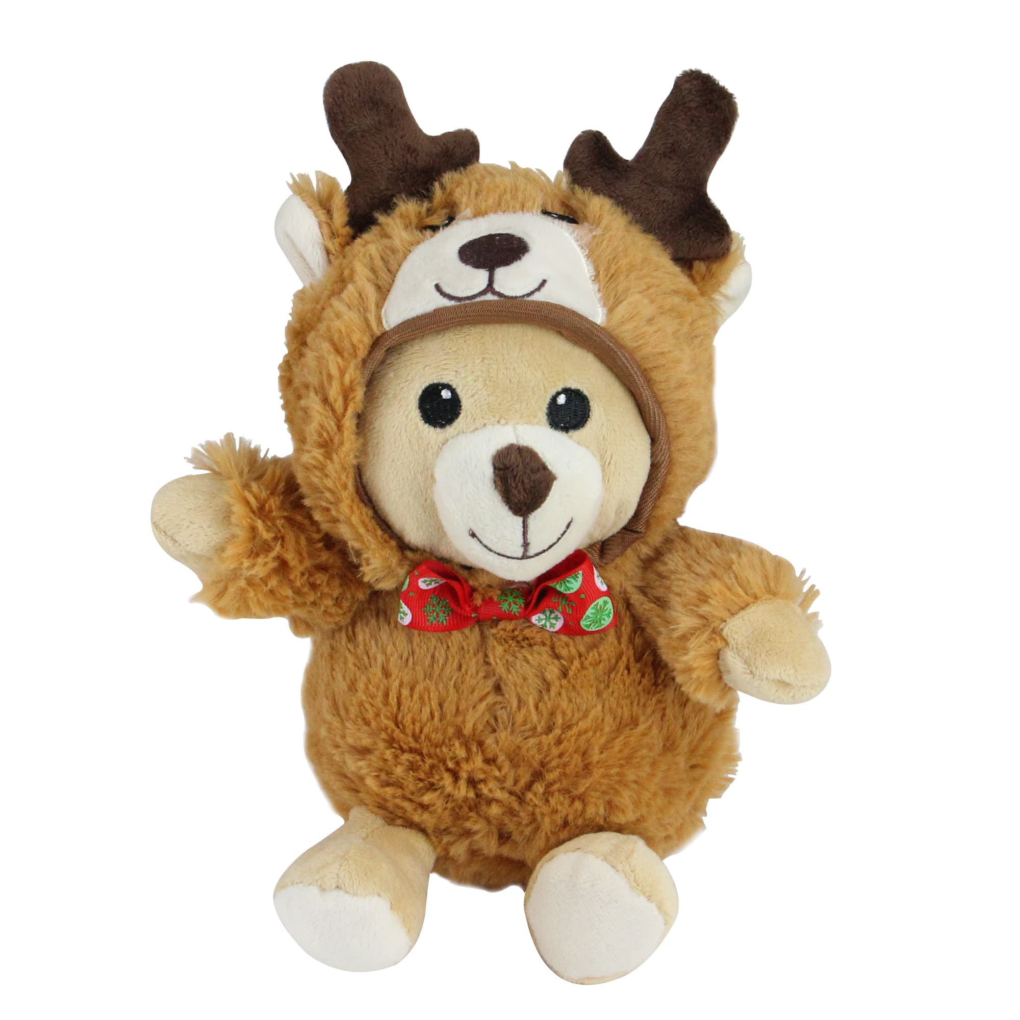 8" Teddy Bear Stuffed Animal Figures in Christmas Costumes