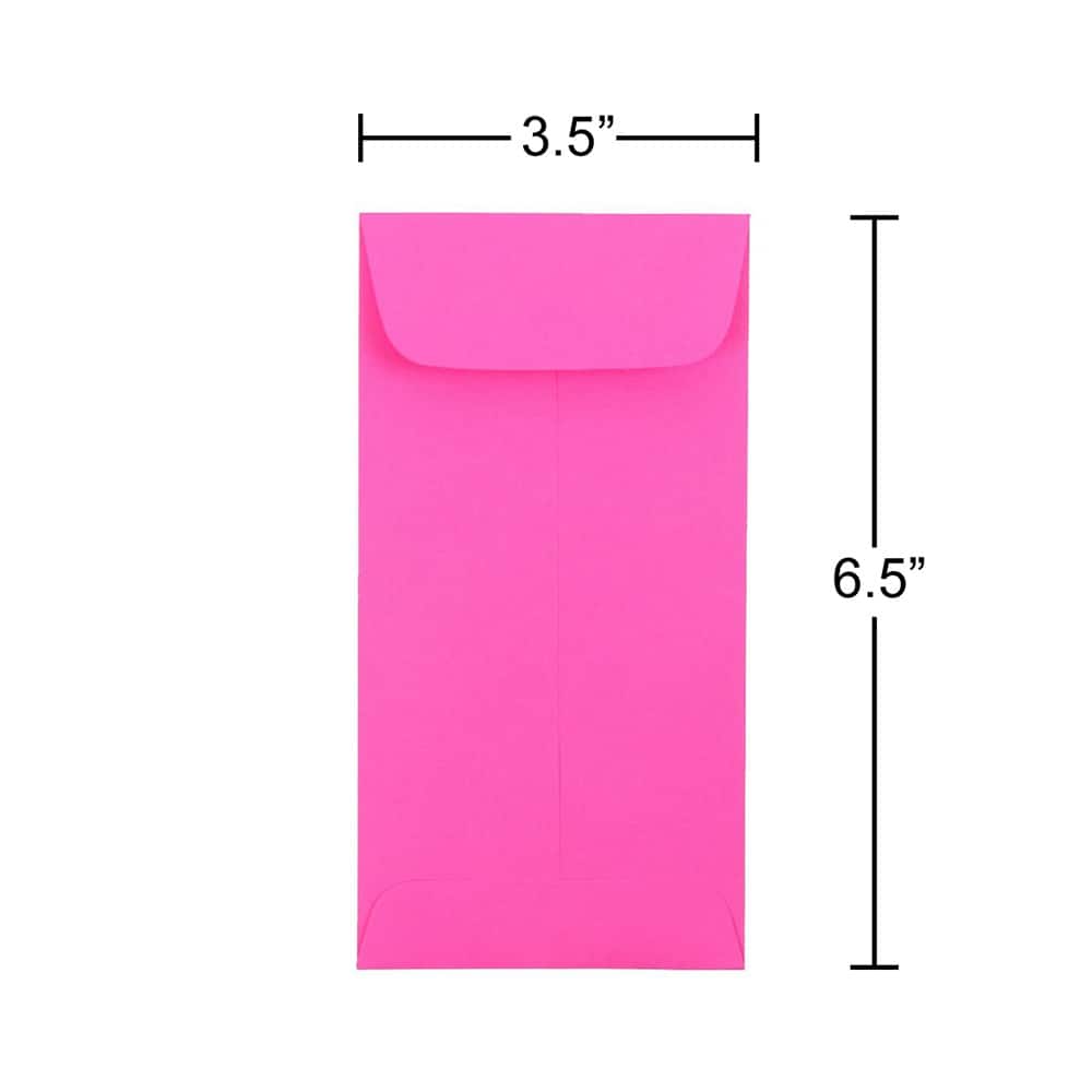 JAM Paper 3.5" x 6.5" Coin Business Envelopes, 50ct.