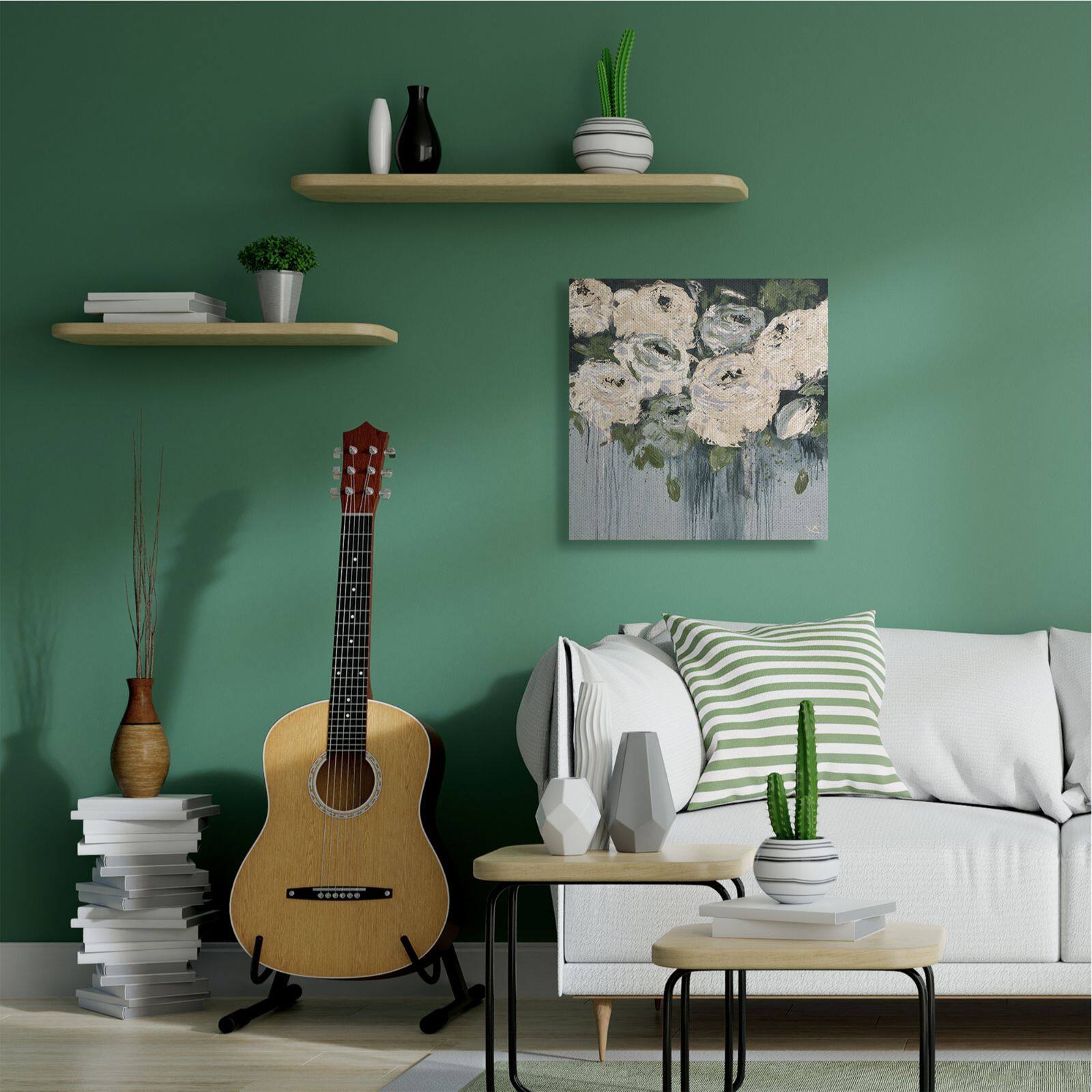 Stupell Industries Dripping Flowers Painting Wall Accent