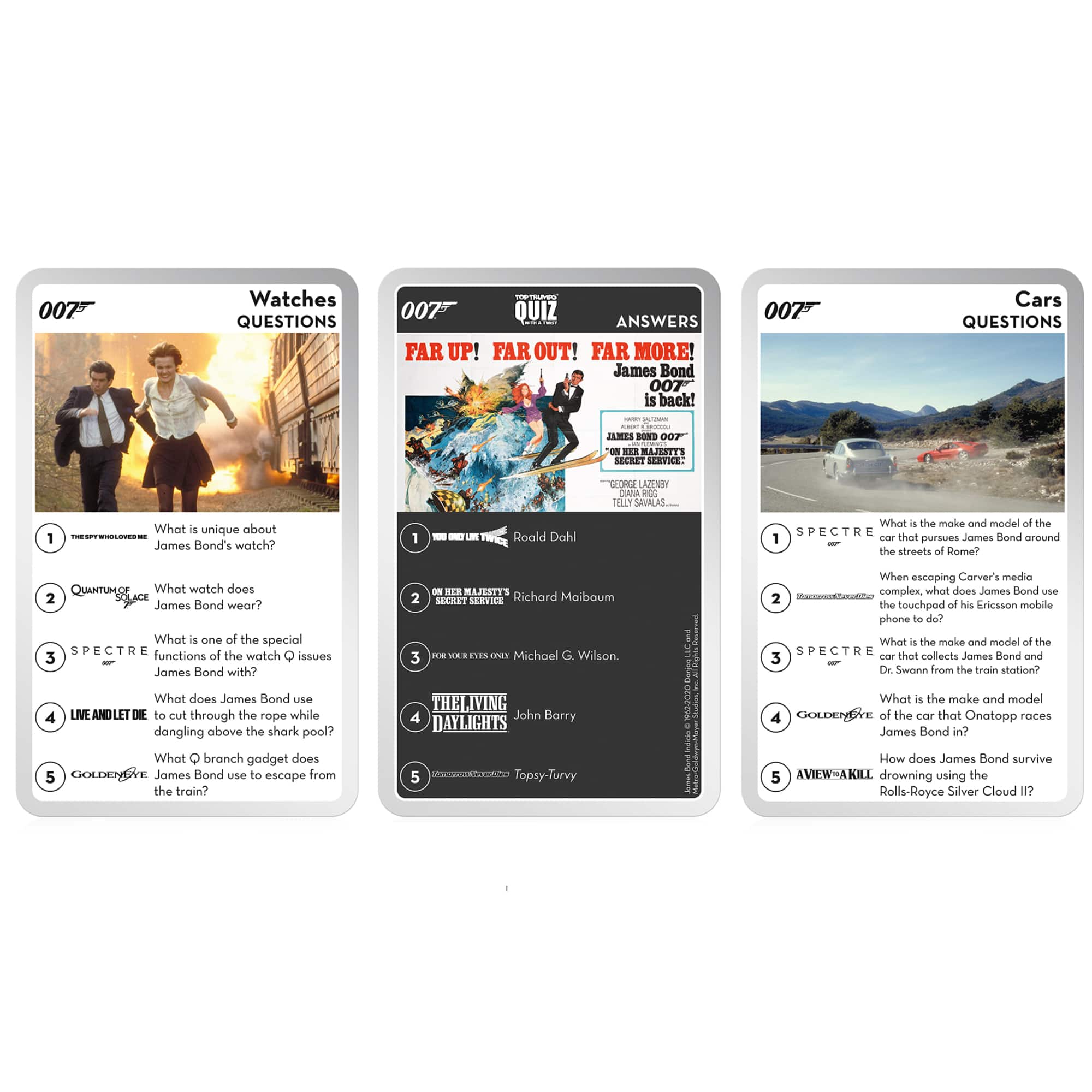 Top Trumps® James Bond Quiz