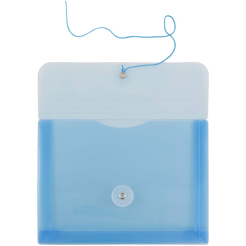 JAM Paper 5.5" x 7.5" Button & String Tie Closure Plastic Envelopes