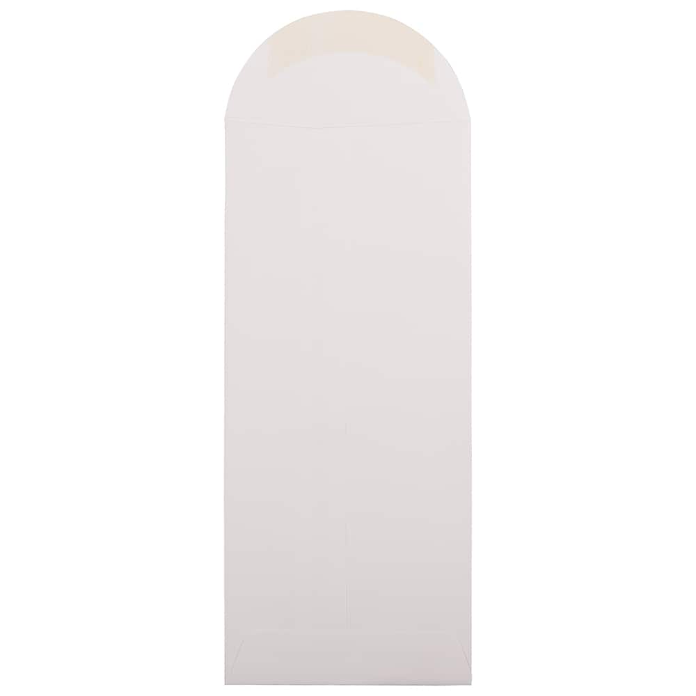 JAM Paper 4.5" x 10.375" Bright White Wove Business Strathmore Envelopes, 50ct.