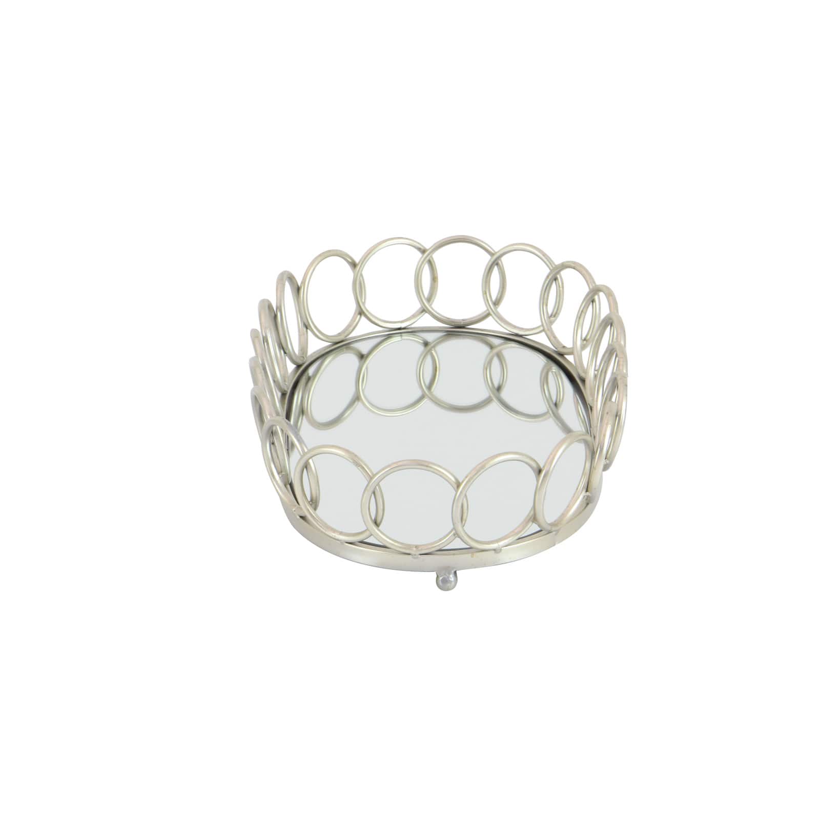 Silver Glam Tray Set