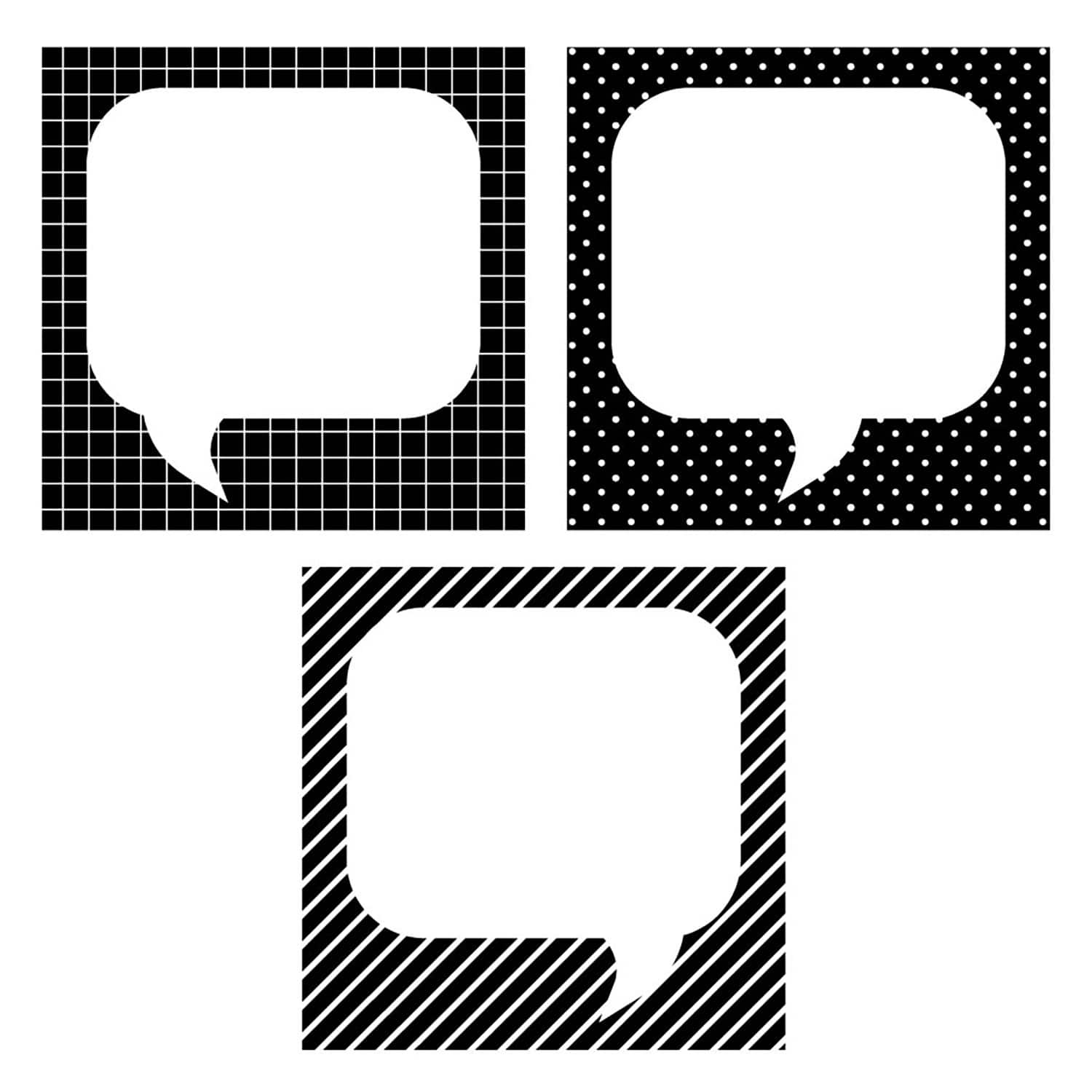 Creative Teaching Press® Quote Cards Designer Cut-Outs, 3 Packs of 36