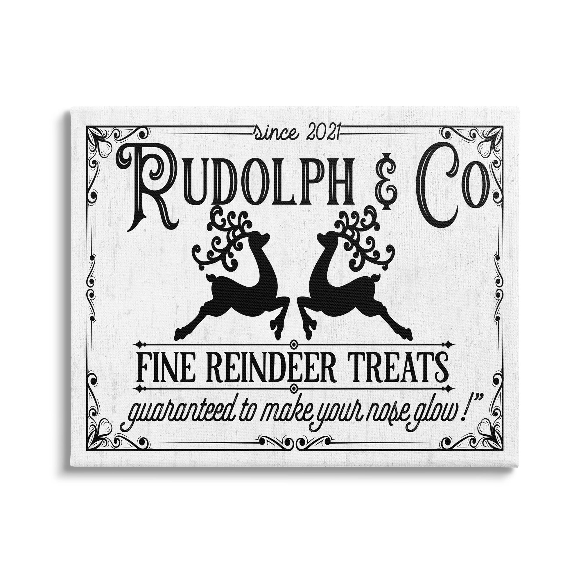 Stupell Industries Rudolph & Co Vintage Sign Canvas Wall Art