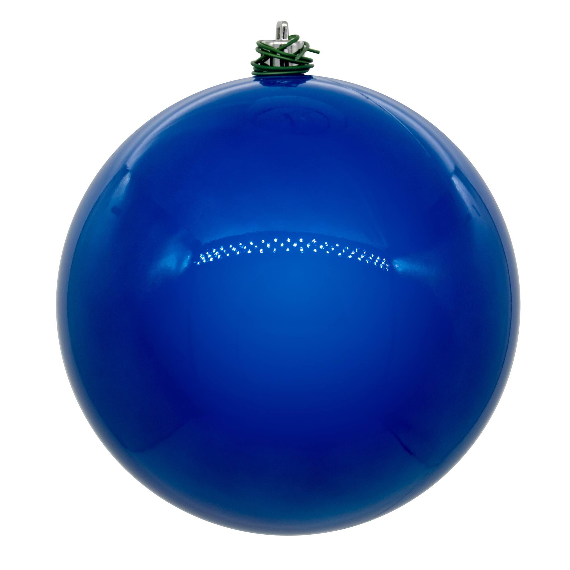 Vickerman 6" Pearl UV Drilled Ball Ornaments, 4ct. in Blue | Michaels®