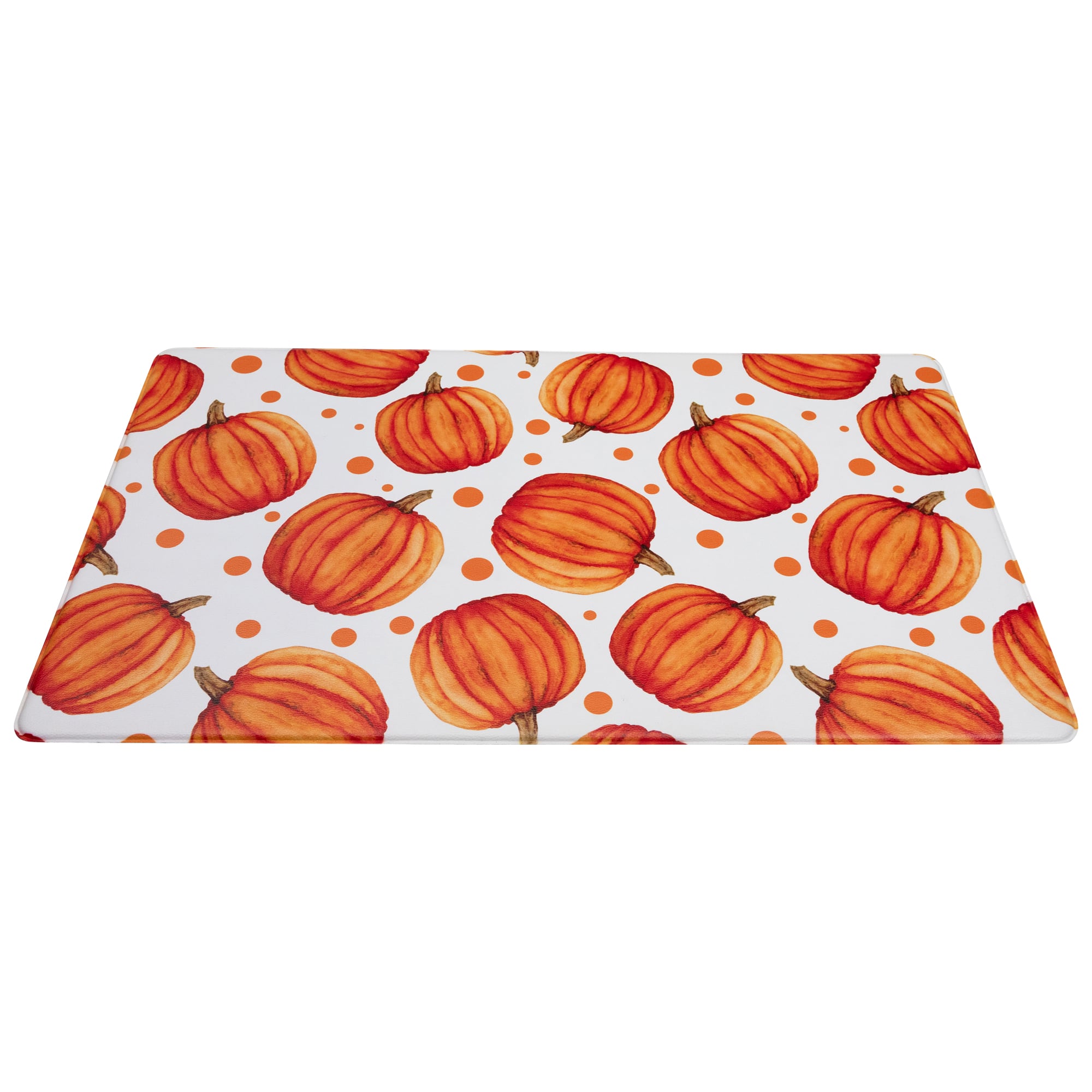 Northlight 17.75" x 29.5" Pumpkins Fall Harvest Kitchen Comfort Anti-Fatigue Floor Mat