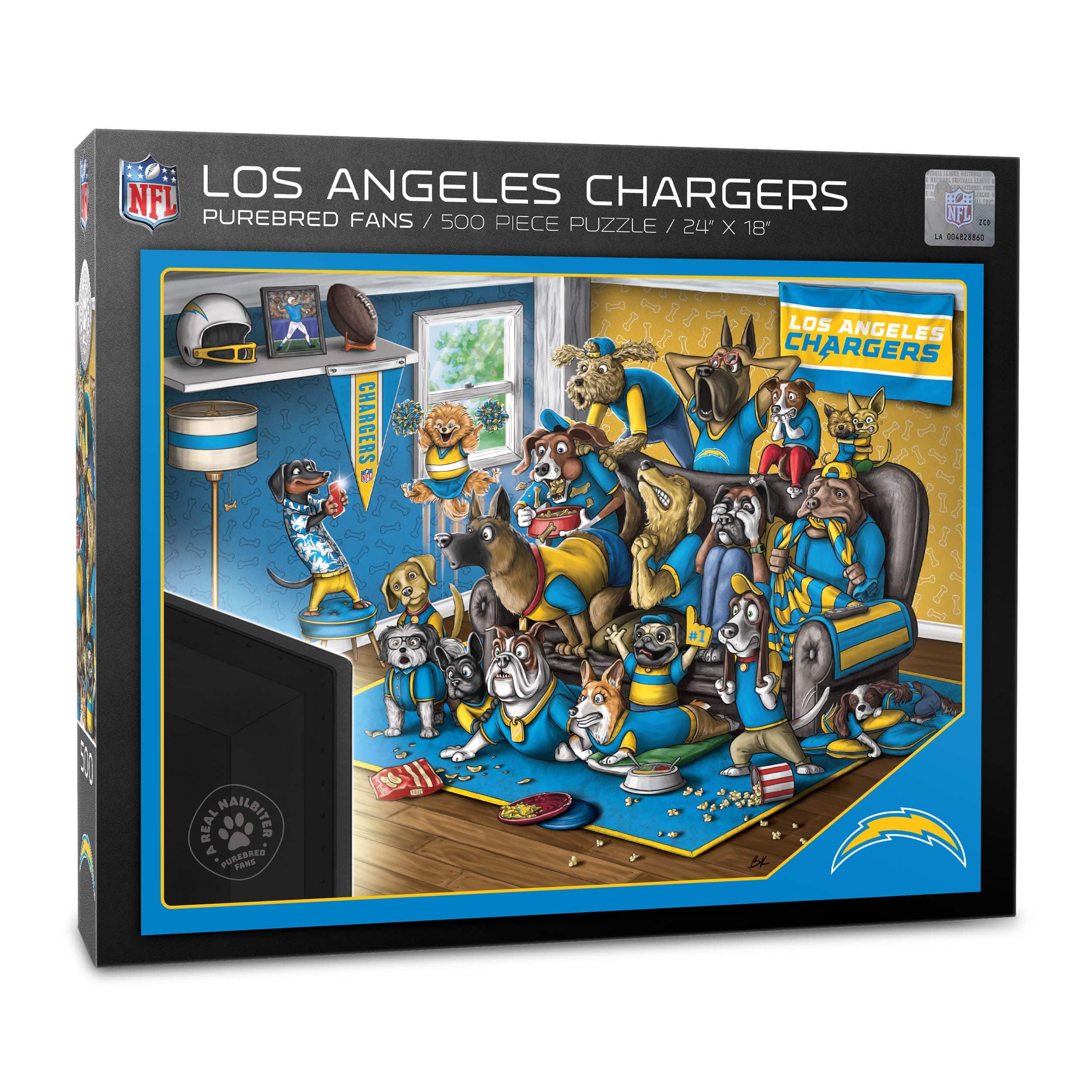 NFL Purebred Fans A Real Nailbiter 500 Piece Puzzle