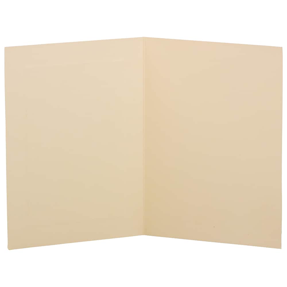 Strathmore A6 Ivory with Woven Panel Foldover Cards