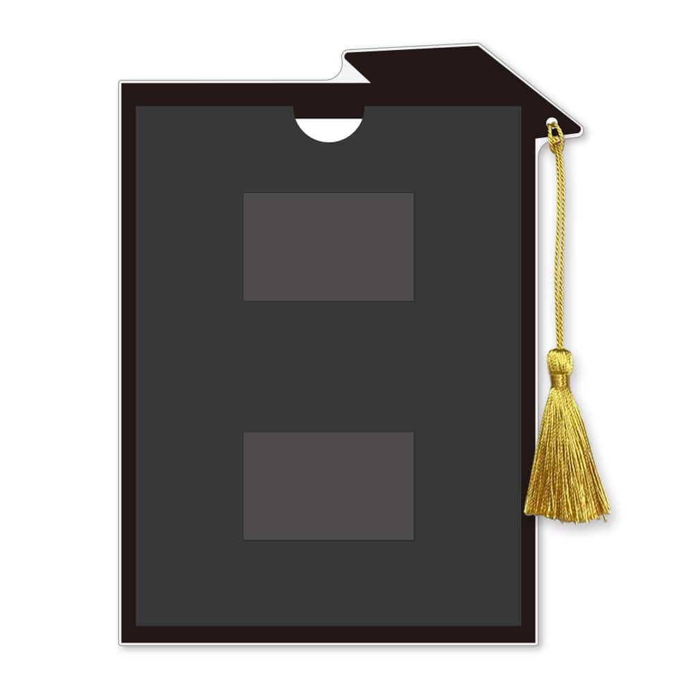 5" x 7" Black & Gold Tassel Magnetic Frame, Graduation by Ashland®