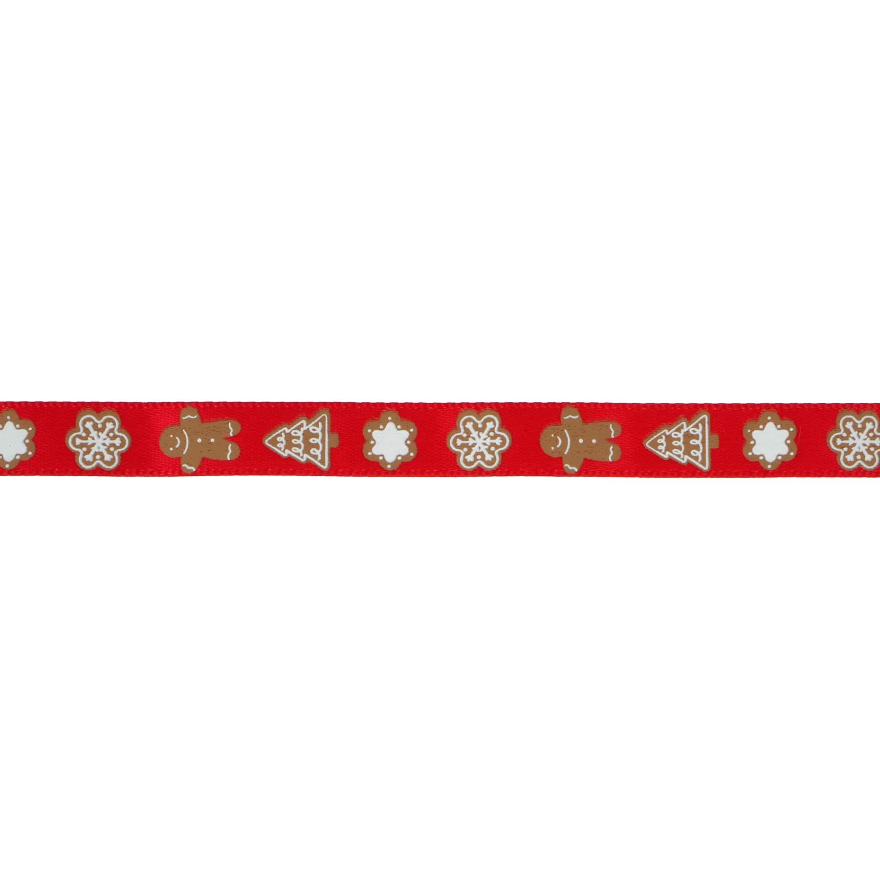 3/8" x 4yd. Red Gingerbread Ribbon by Celebrate It®