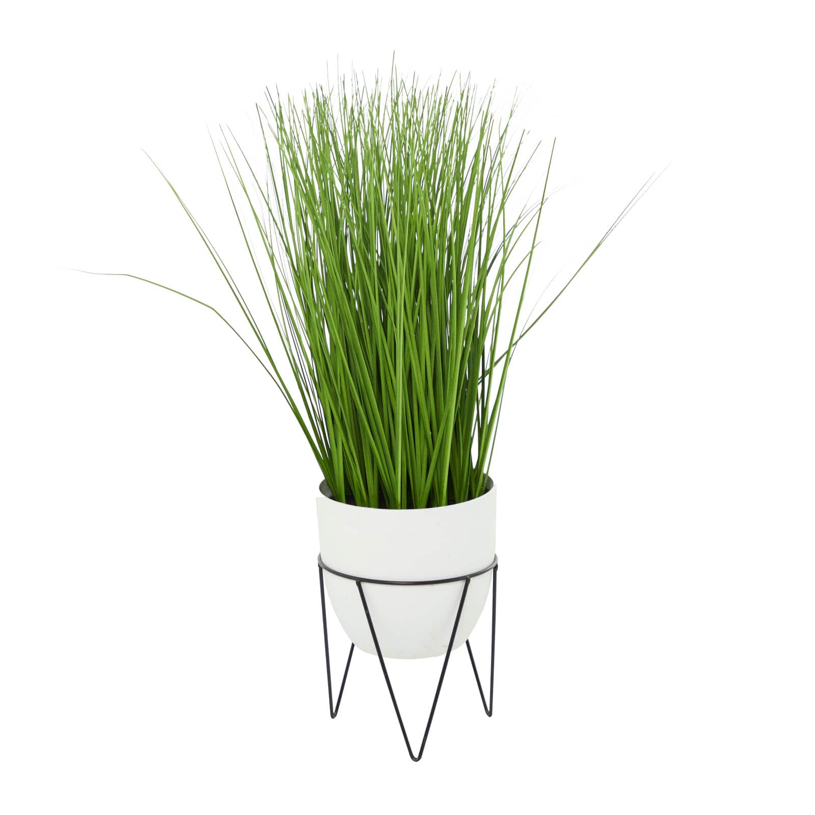 25" White Contemporary Floral & Botanical Artificial Foliage