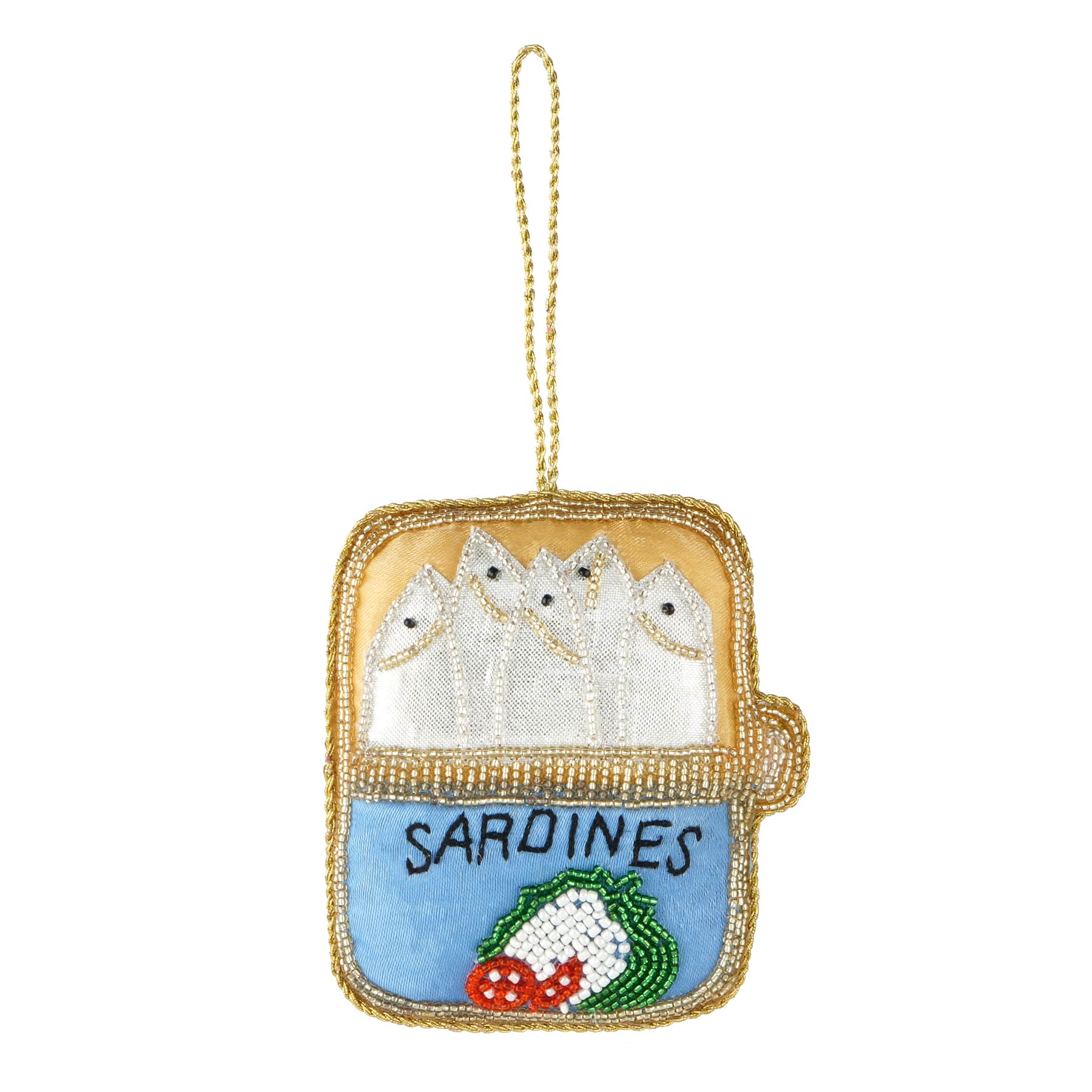 4" Sardines Beaded Ornament by Ashland®
