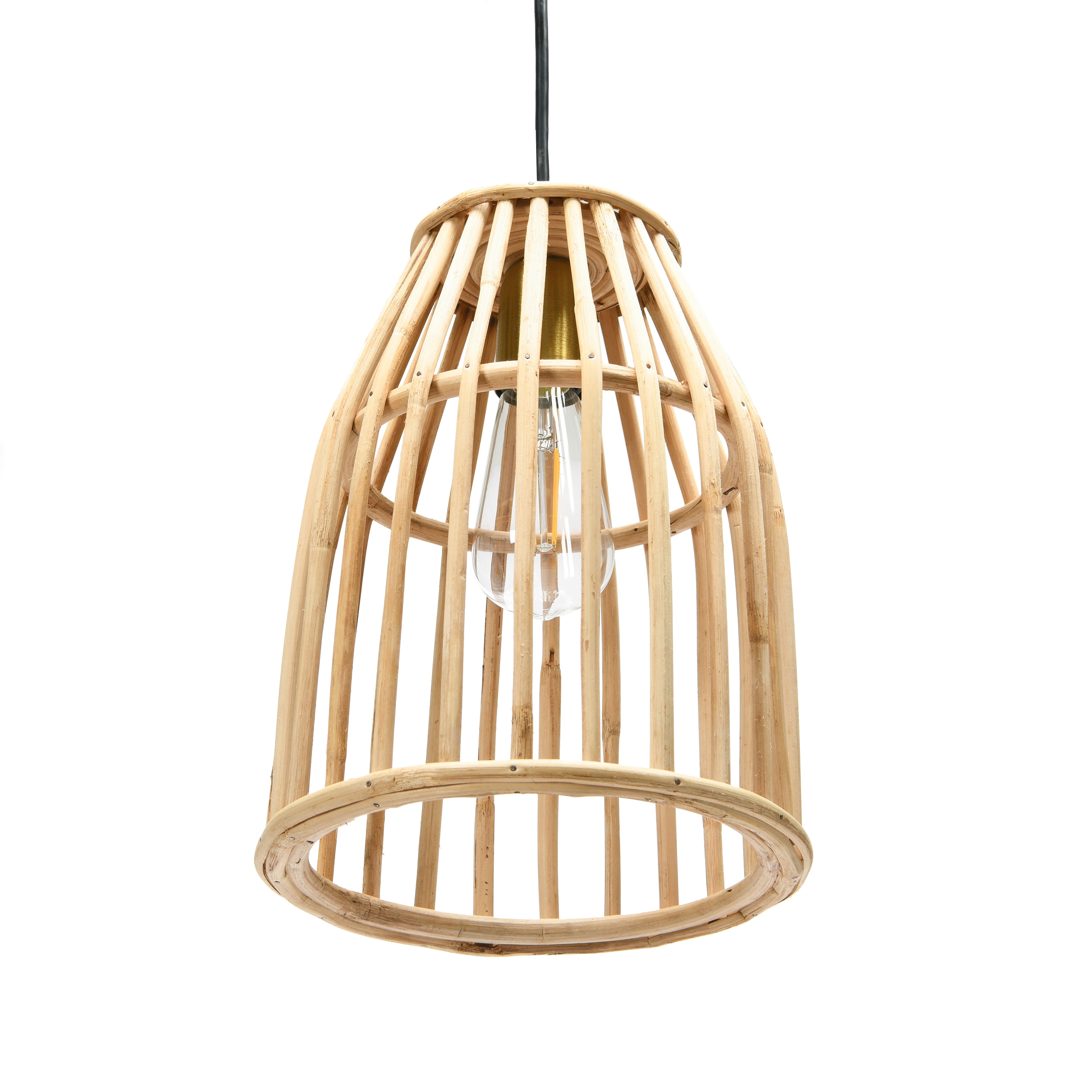 Hello Honey® Woven Bamboo Ceiling Light