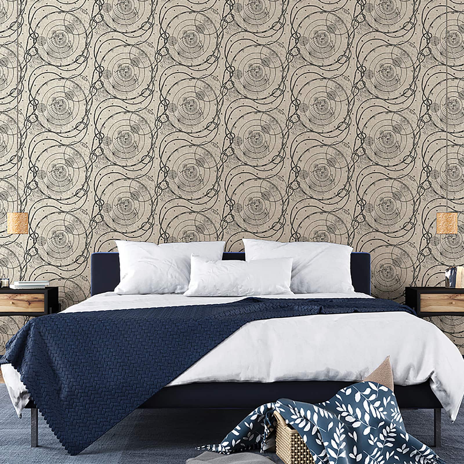 Tommy Bahama® Ropes & Spheres Peel & Stick Wallpaper