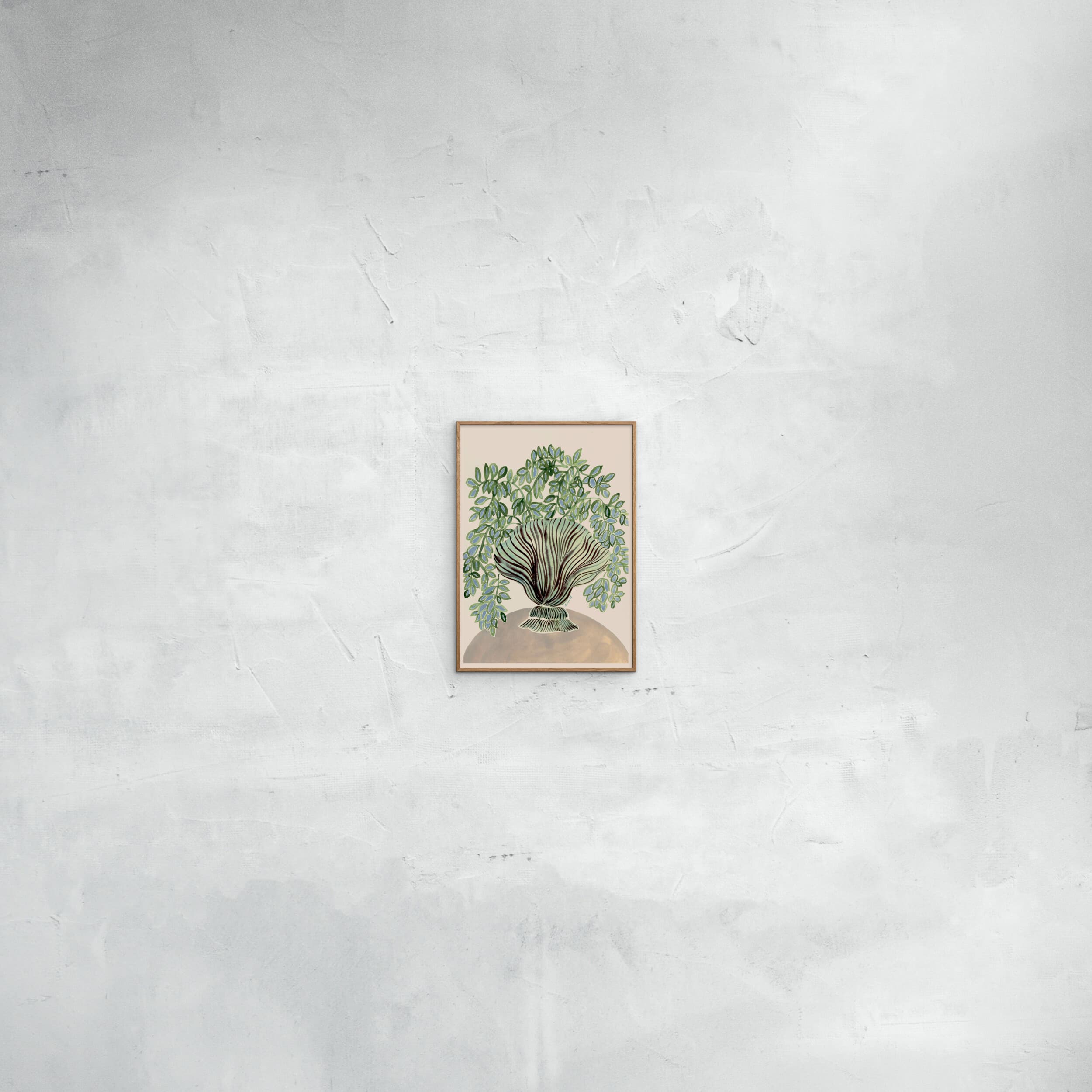 La Poire 8" x 10" Shell Vase Art Print