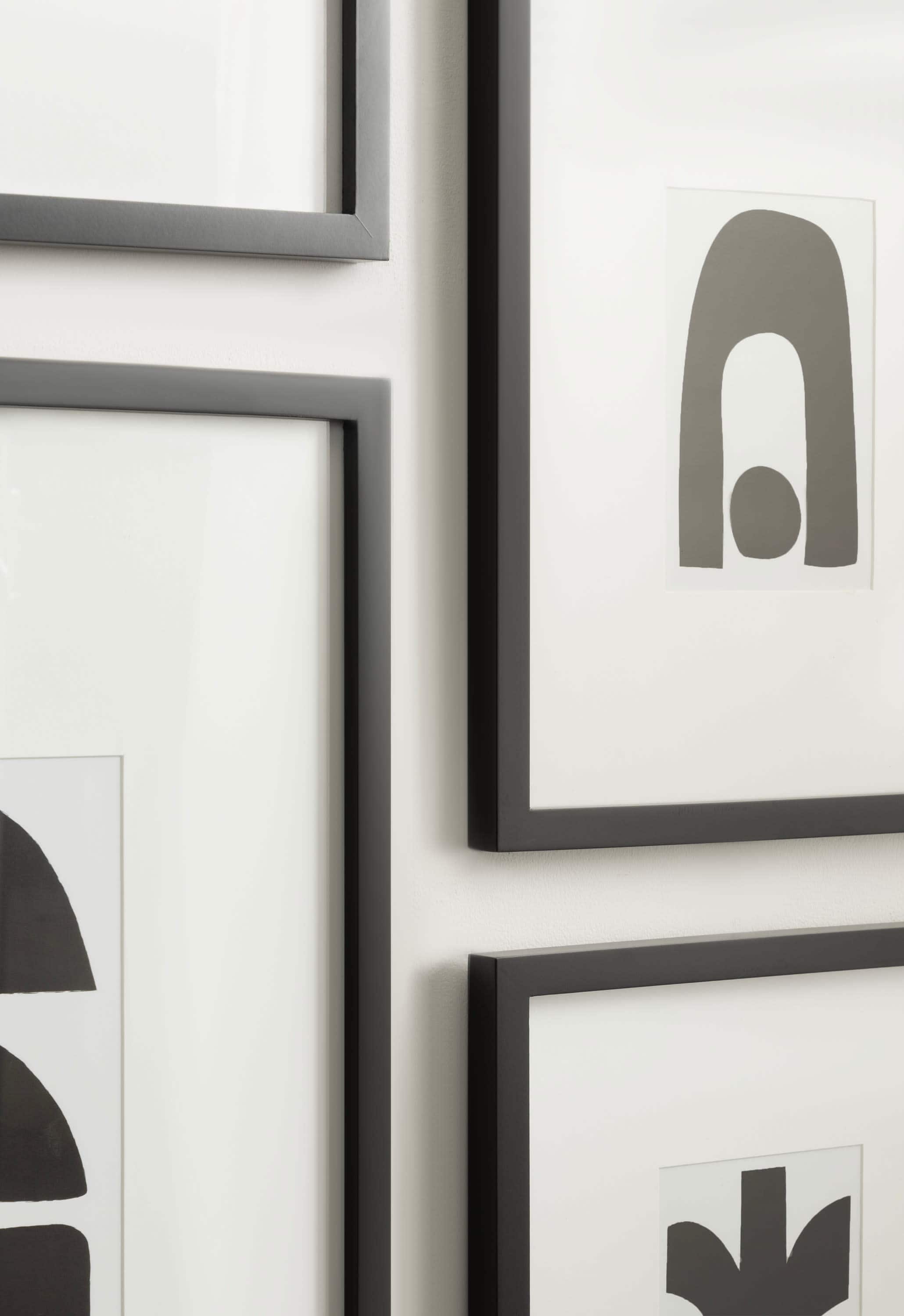 Kate and Laurel Gallery MDF Wall Matted Frame Set