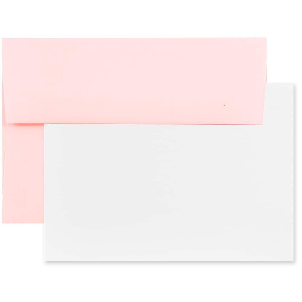 JAM Paper A6 Blank Greeting Cards & Envelopes Set, 100ct.